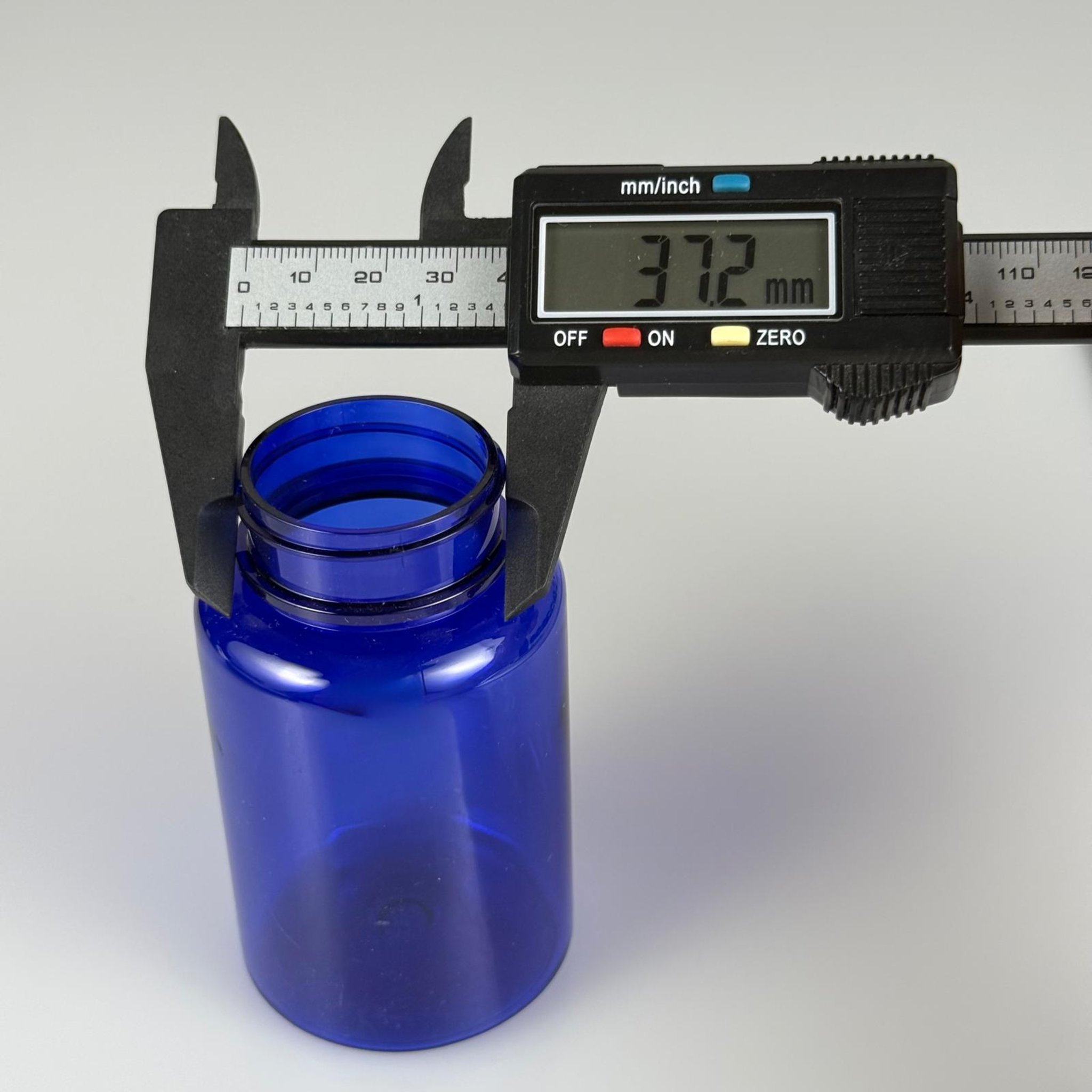 150 CC MAVİ PET TABLET ŞİŞESİ - 38 AĞIZ KAPAKSIZ - 150 ML KAPSÜL KUTUSU - İLAÇ ŞİŞESİ - MEDİKAL HAP ŞİŞESİ - FARMASÖTİK KAVANOZ