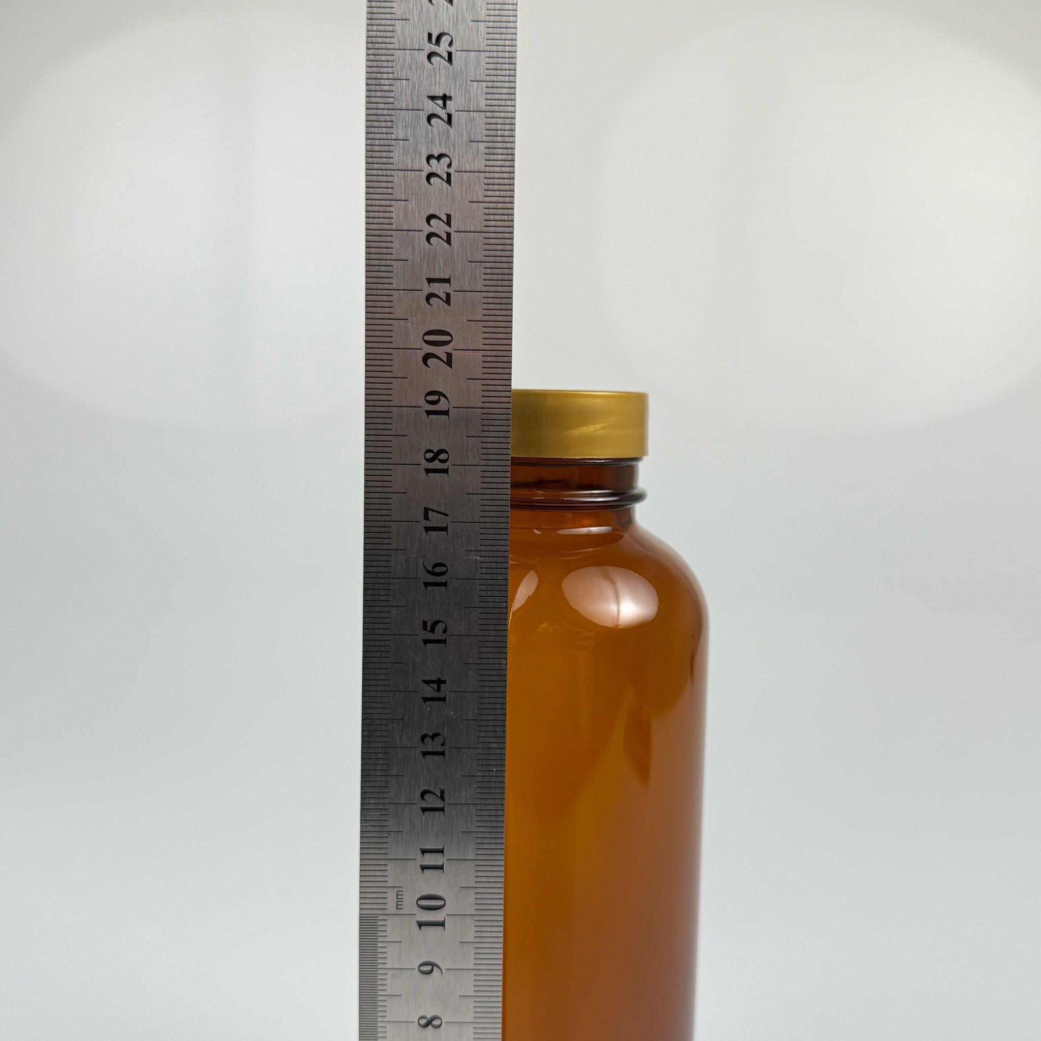 500 CC ENDÜSTRİYEL, KEVITA MODEL GENİŞ AĞIZLI AMBER CAM ŞİŞE - GOLD PLASTİK KAPAKLI - 500 ML CAM KAHVERENGİ ECZA, ZEYTİNYAĞI, ÇEREZ, GRANÜR KAHVE, COLDBREW VB İÇİN ÇOK AMAÇLI CAM ŞİŞELER
