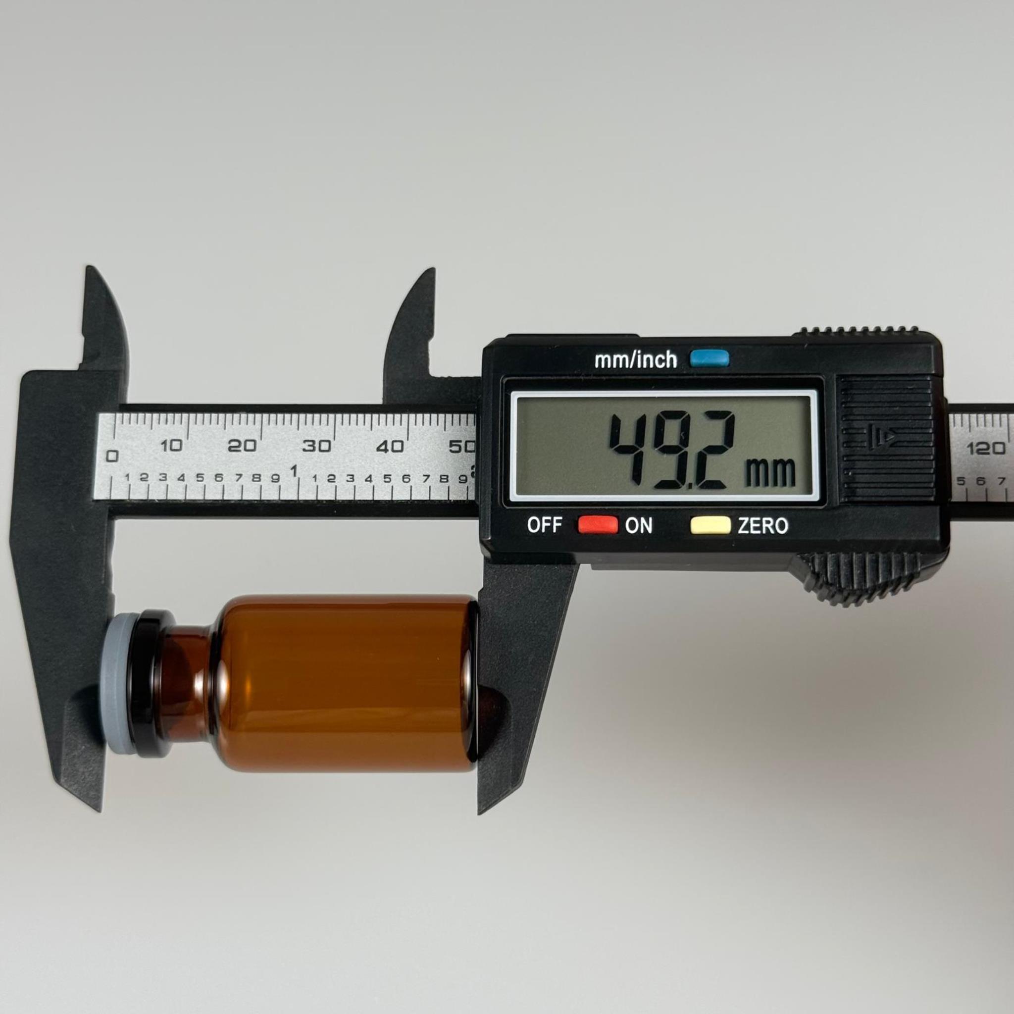 24x45 MM İNCE BOROSİLİKAT FLAKON CAM ŞİŞE 12 ML + BUTİL KAUÇUK TIPA 20 MM - AMBER CAM İLAÇ, ECZA, PENİSİLİN, MEDİKAL, LABORATUVAR, FARMASÖTİK ŞİŞELERİ