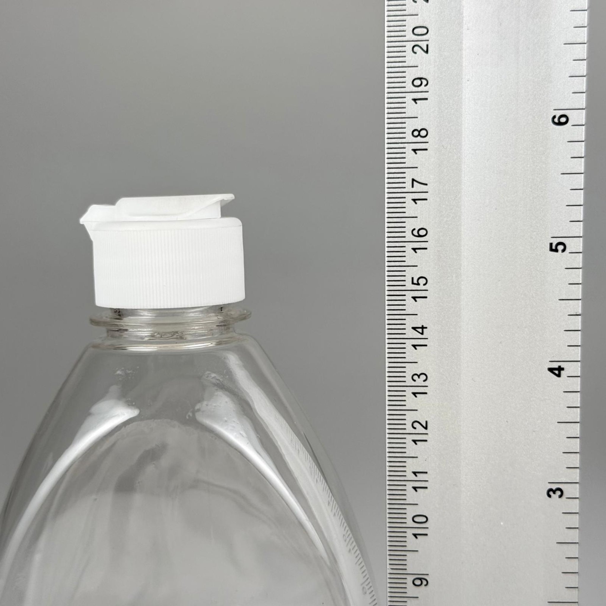AKITICILI PET ŞİŞE - 400 ML PLASTİK ŞİŞE + 28 MM BEYAZ FLİPTOP AÇILIR KAPAKLI SET
