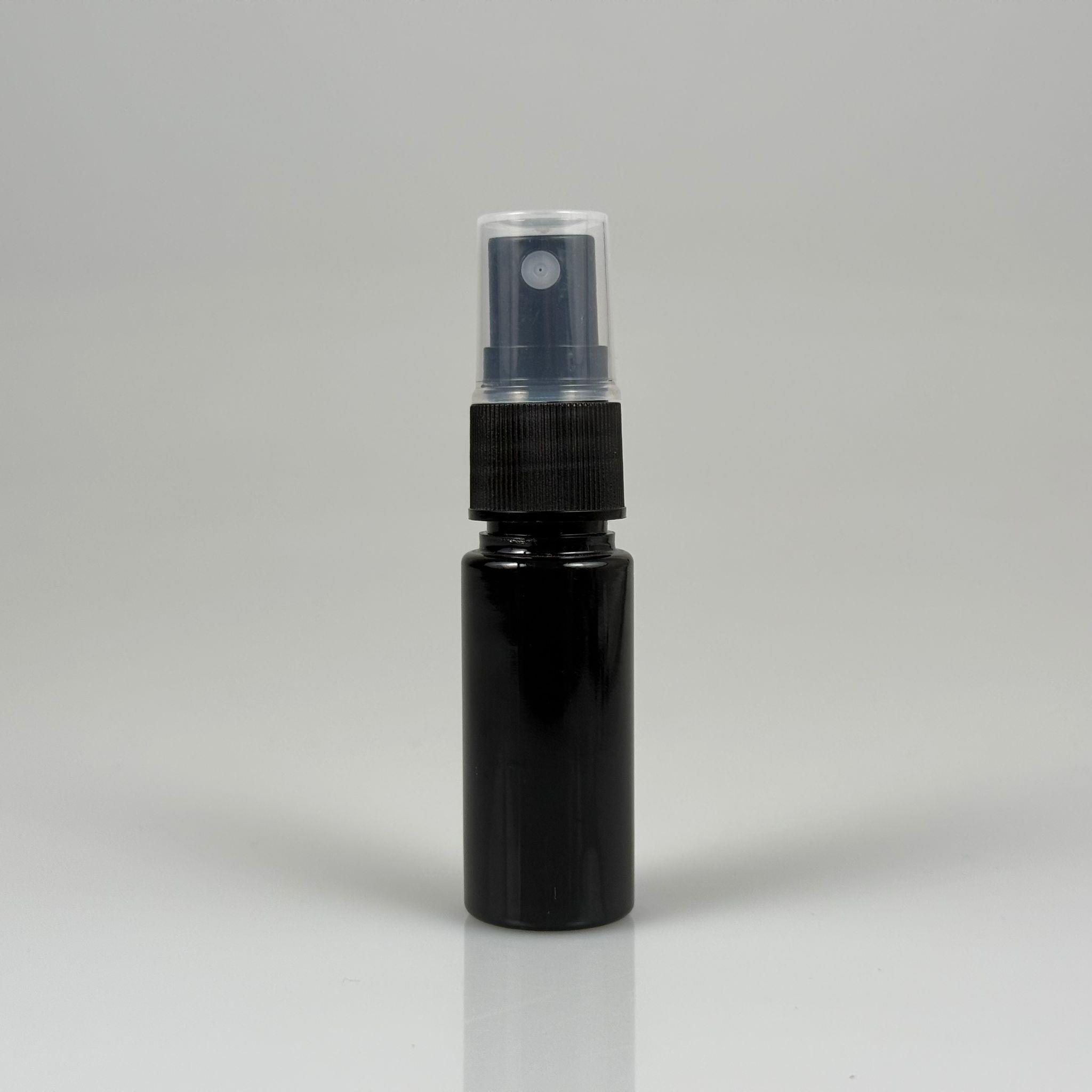 15 CC SİLİNDİR PET ŞİŞE - SİYAH SPREYLİ - 15 ML PET ŞİŞE - SİYAH