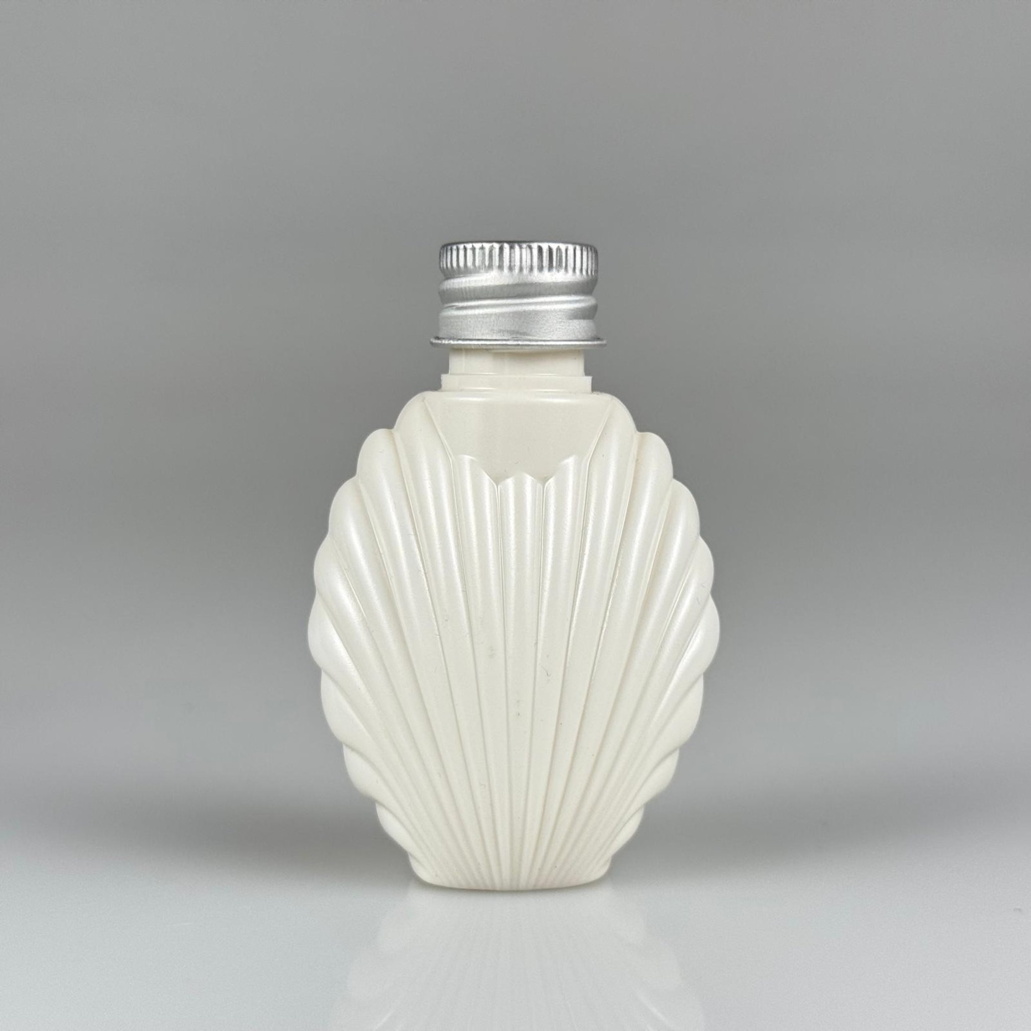 40 CC BEYAZ İSTİRİDYE PET ŞİŞE + KÖPÜK CONTALI GÜMÜŞ ALÜMİNYUM METAL KAPAKLI TAKIM - 40 ML KAPAKLI CAMPET ŞİŞE
