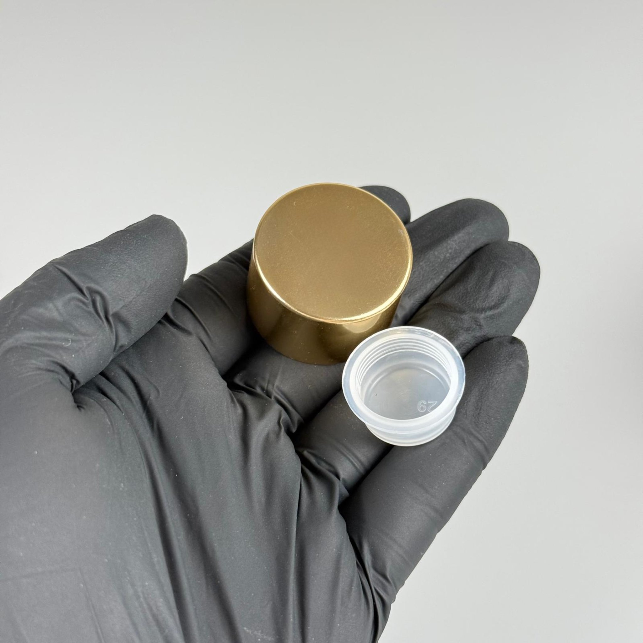 100 CC AMBER CAM ŞİŞE  + ALÜMİNYUM KAPLAMALI GOLD KAPAKLI + KÖR TIPALI TAKIM - 100 ML KAHVERENGİ CAM ŞİŞE