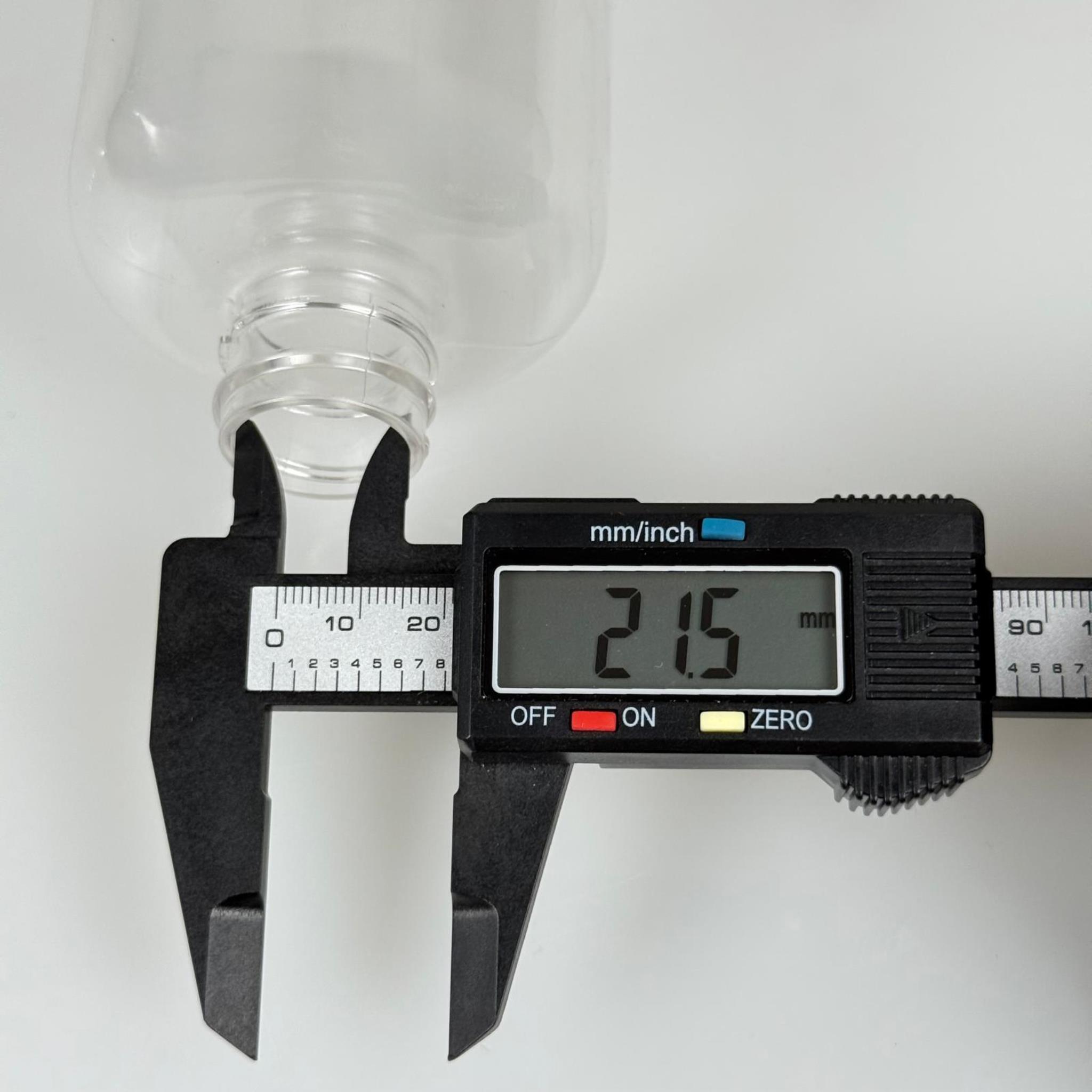 500 CC UZUN SİLİNDİR PET ŞİŞE KALIN (26 GR) KAPAKSIZ - 28 AĞIZ - 500 ML PET ŞİŞE