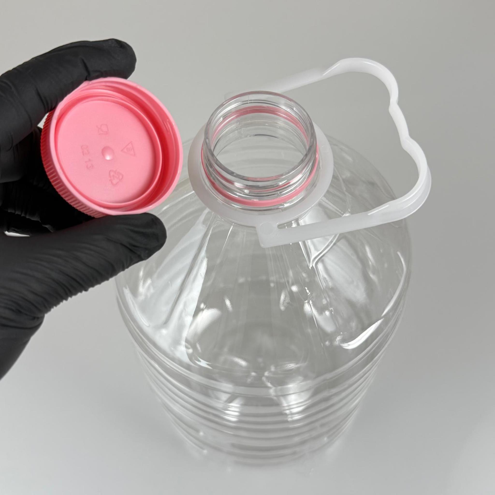 4840 CC SU PETİ PEMBE KAPAKLI - BEYAZ KULPLU 4,84 LT SU PETİ - KİLİT KAPAKLI - 4,84 LİTRE UCUZ UYGUN FİYATA BOŞ PET ŞİŞELER