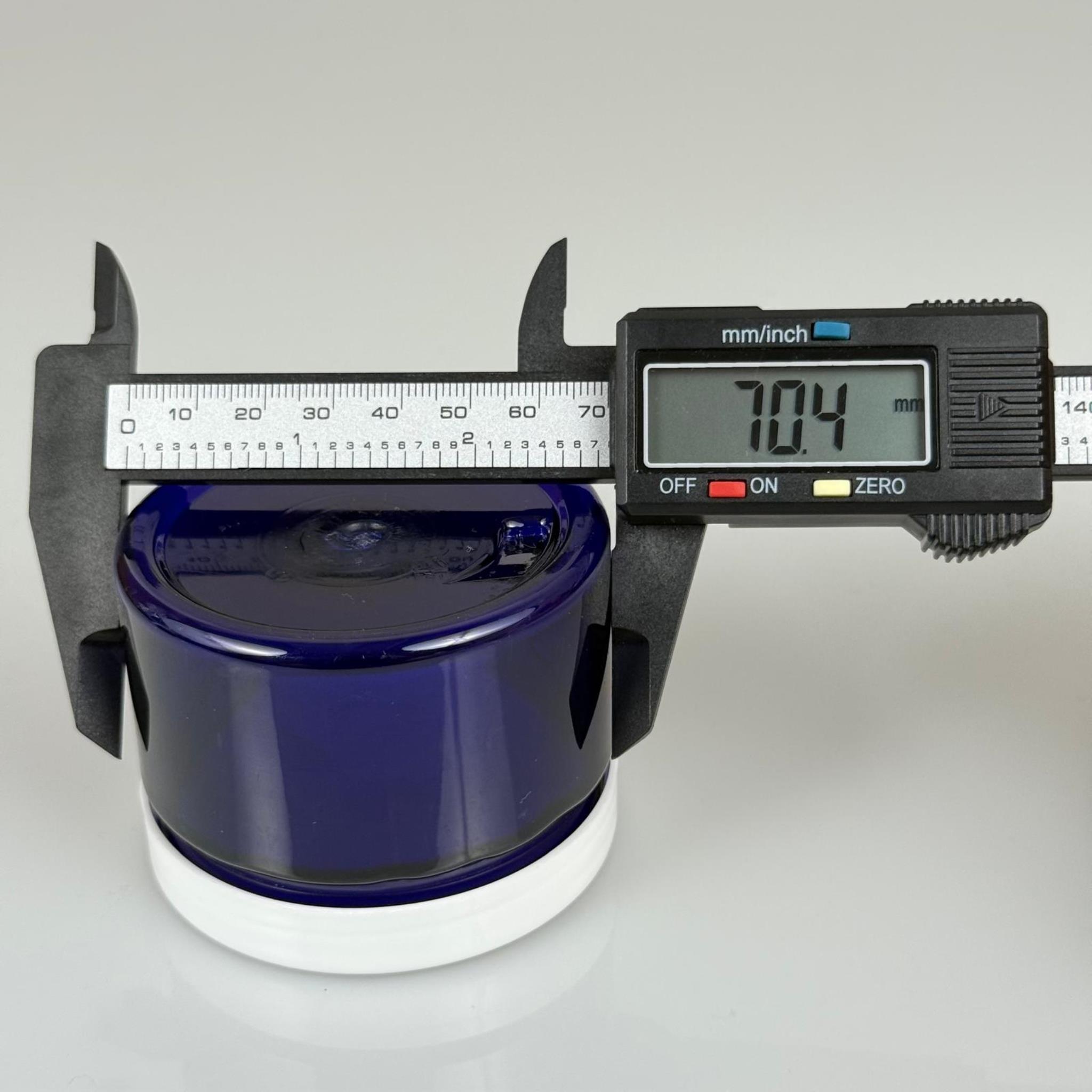 150 ML SERT PET KAVANOZ + BEYAZ PLASTİK KAPAK + İÇ TIPA - 150 CC KALIN MAVİ PLASTİK KAVANOZ BEYAZ PLASTİK KAPAKLI İÇ TIPALI TAKIM - KREM KAVANOZLARI