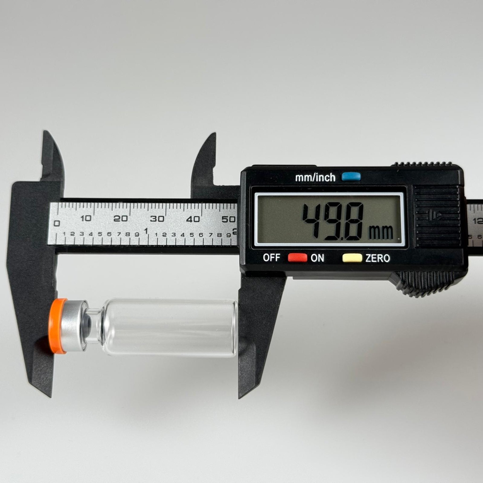 4 ML VİAL FLAKON ŞİŞE- 13 AĞIZ 4 CC ŞEFFAF CAM İLAÇ ŞİŞESİ + KAUÇUK BUTİL ENJEKTÖR TIPASI + TURUNCU FLAKON KAPAKLI TAKIM