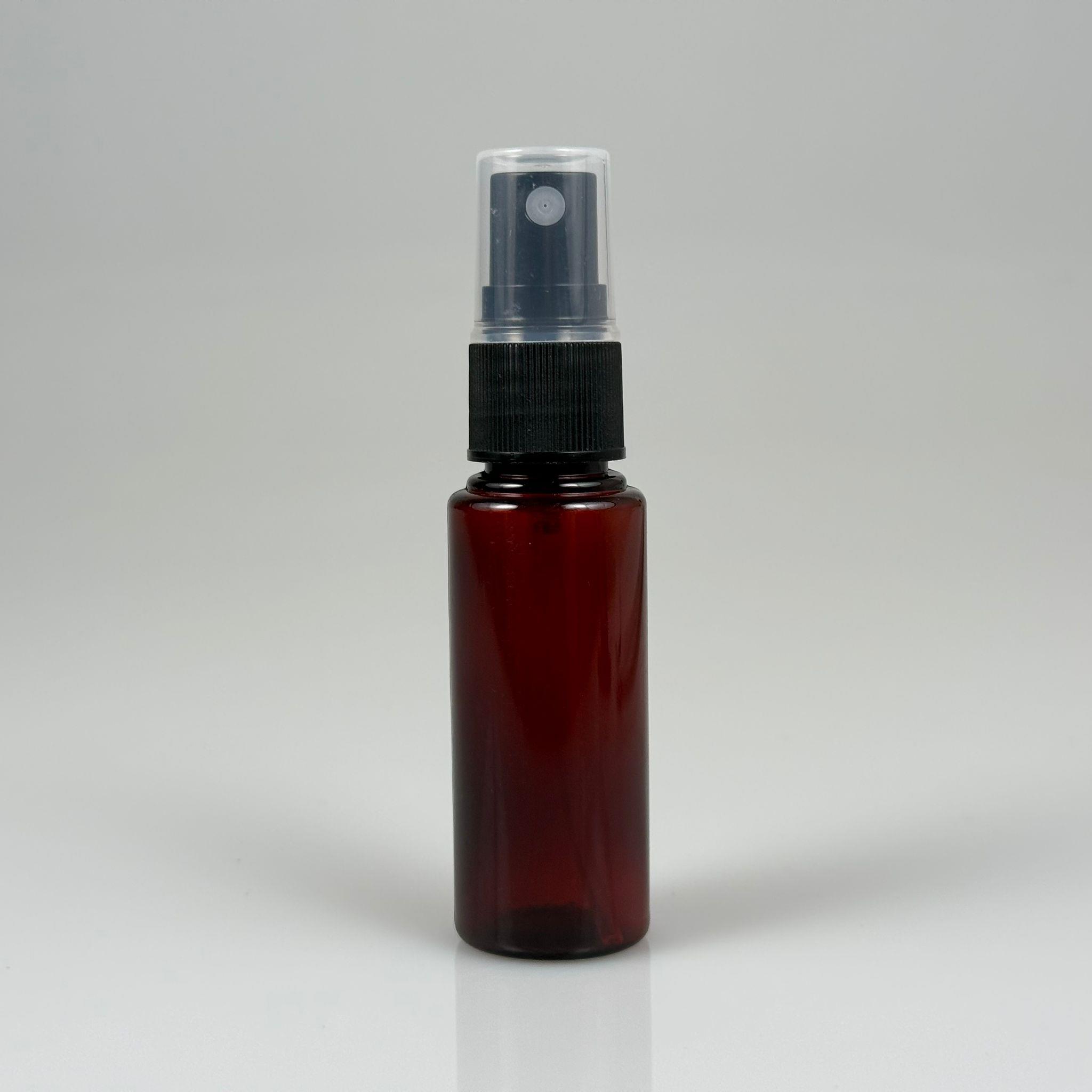 30 CC AMBER PET ŞİŞE - SİYAH SPREYLİ TESTER 30 ML PLASTİK ŞİŞE