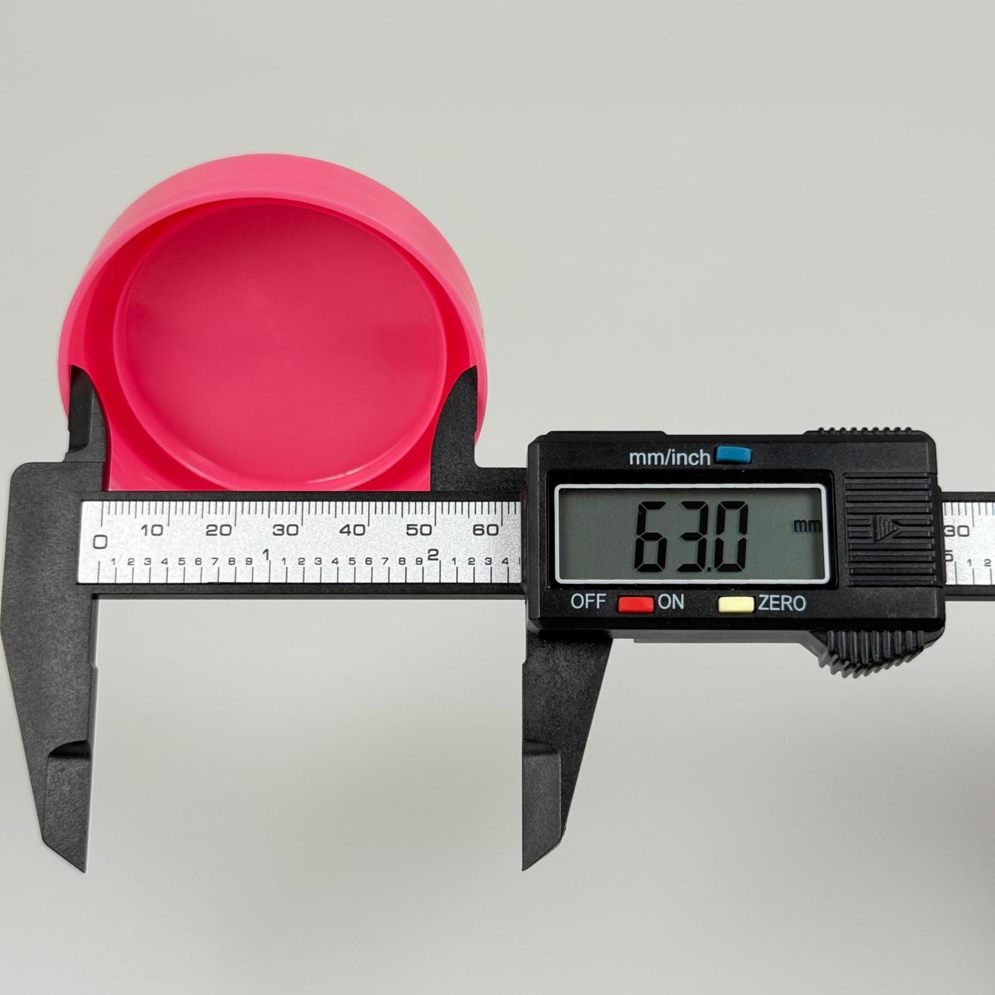 63 MM TWİST-OFF PLASTİK PEMBE KAPAK - 63 MM PLASTİK KAPAK