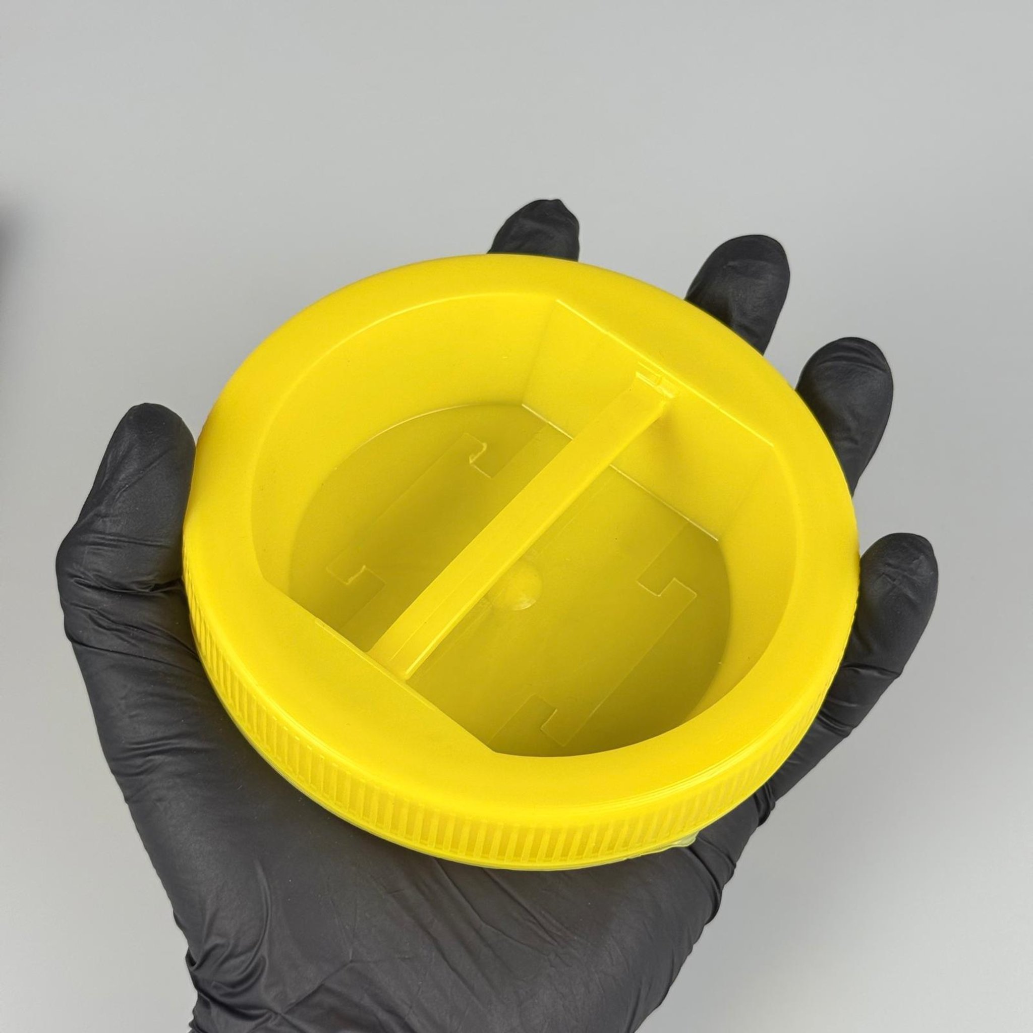 110 MM PLASTİK PET KAVANOZ KAPAK MARMARA SARI