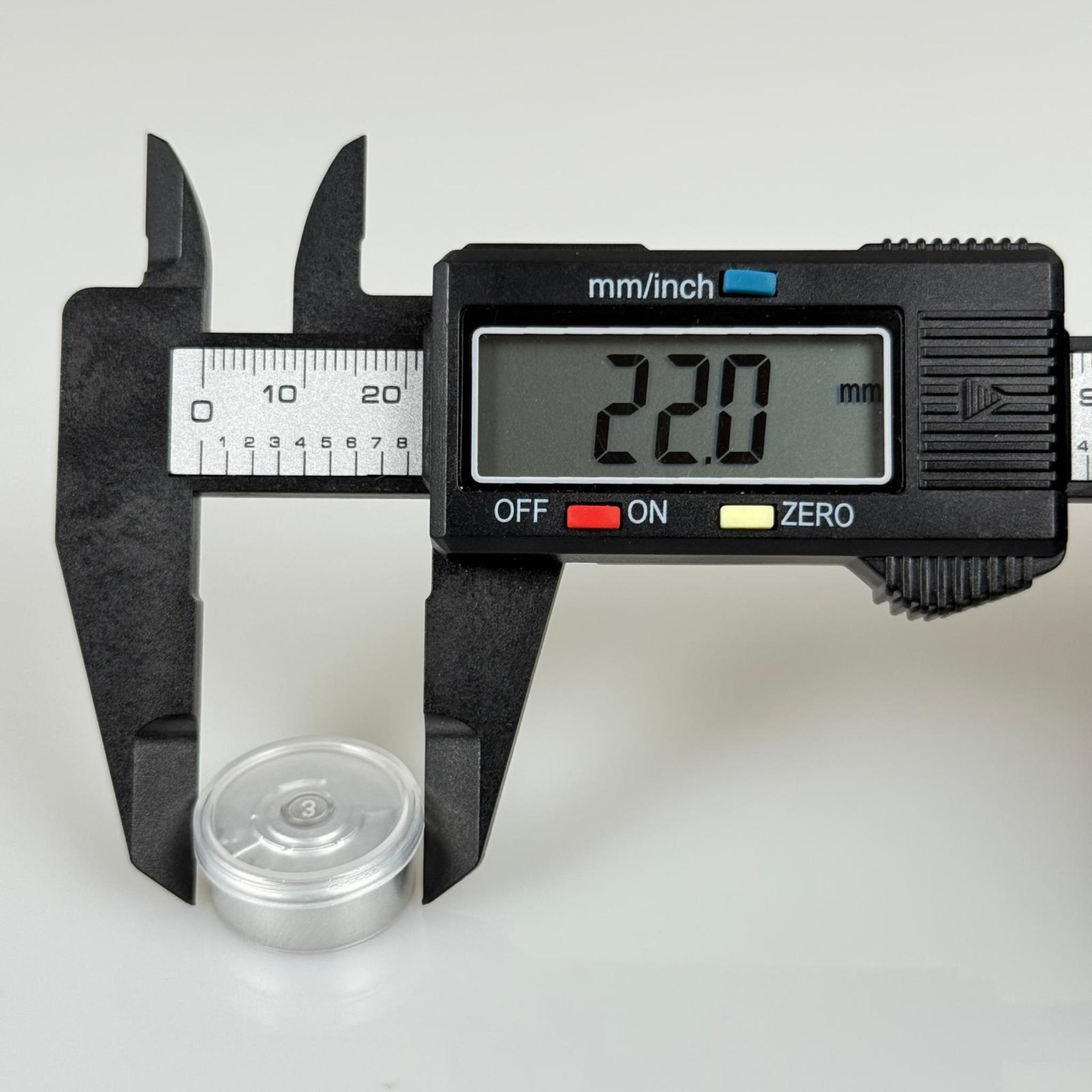 20 MM TEAR - OFF PENİSİLİN ALÜMİNYUM FLAKON KAPAK ÜSTÜ ÜSTÜ ŞEFFAF