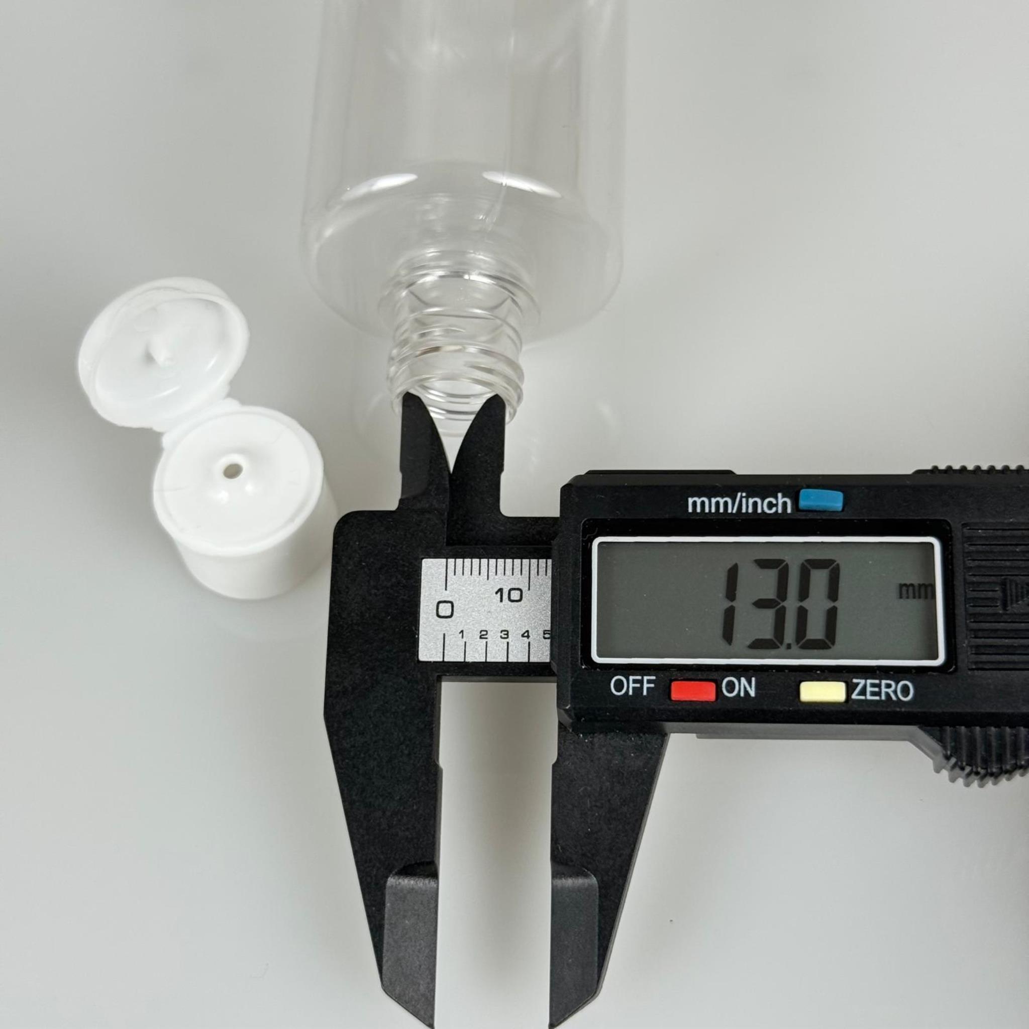 100 CC PET ŞİŞE + FLİPTOP KAPAK - 100 ML PLASTİK KOLONYA ŞİŞESİ