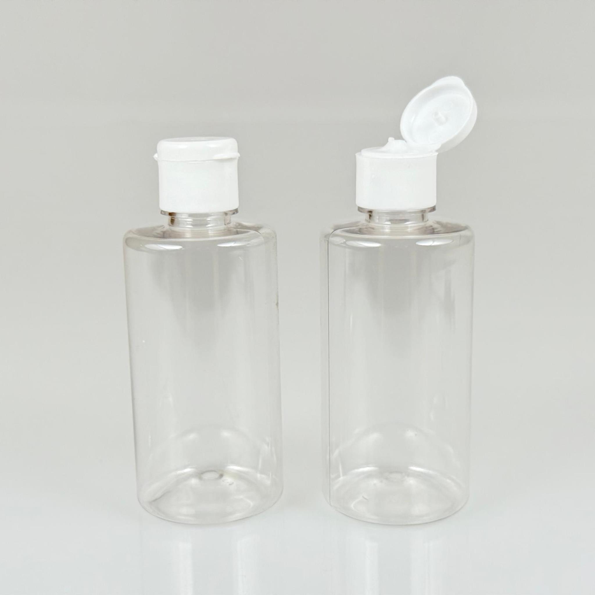 100 CC PET ŞİŞE + FLİPTOP KAPAK - 100 ML PLASTİK KOLONYA ŞİŞESİ