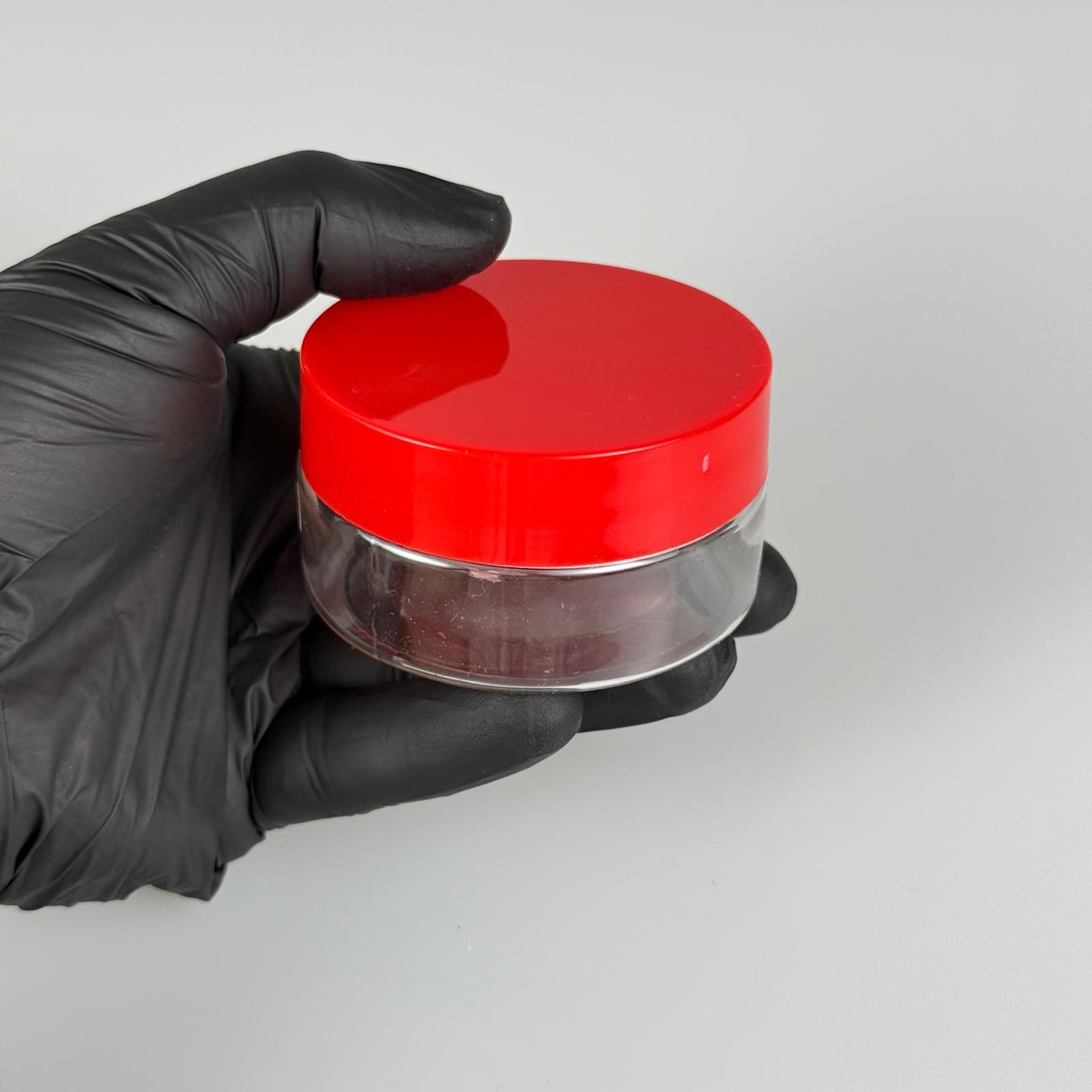 50 CC PET KAVANOZ- KIRMIZI KAPAKLI + KENDİNDEN YAPIŞKANLI CONTALI (SIZDIRMAZLIK SAĞLAR) - 50 ML PLASTİK KAVANOZ - KREM KAVANOZU