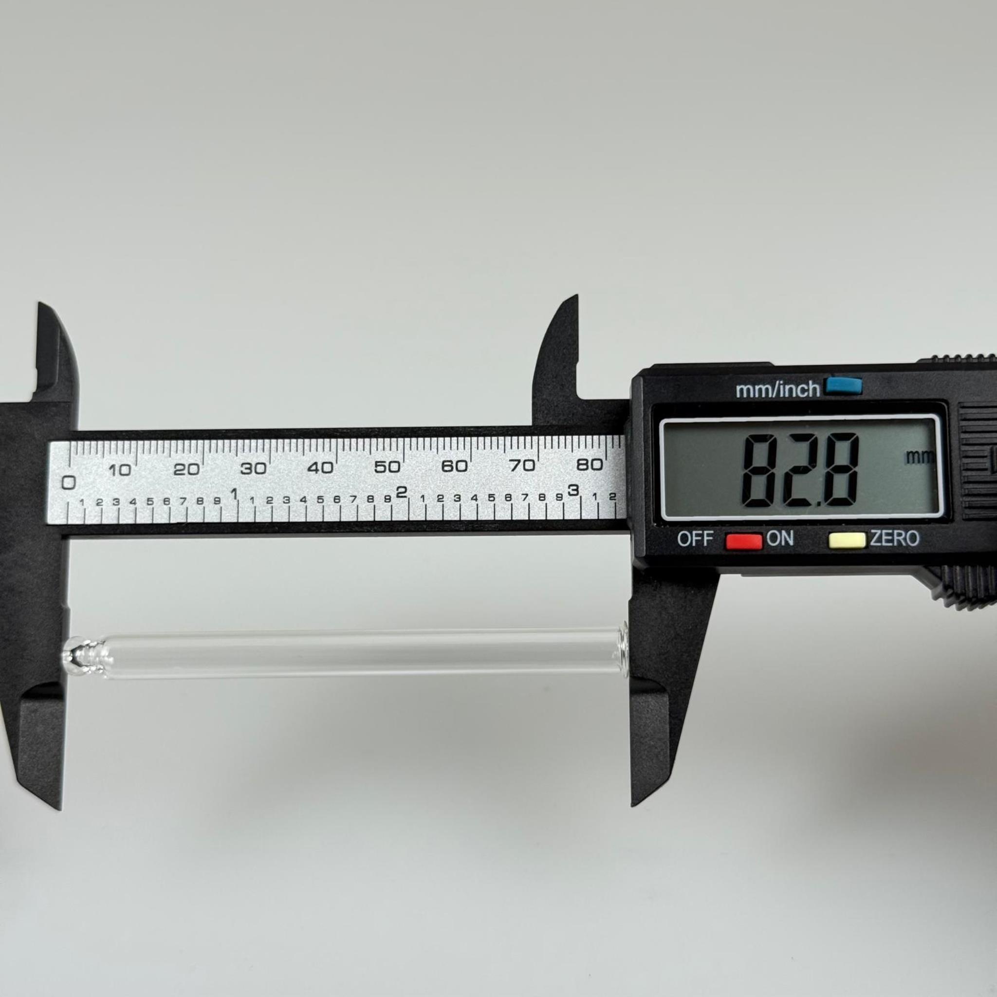 ÇUBUK CAM 84 MM (30 CC YASSI AMBER UYAR) 