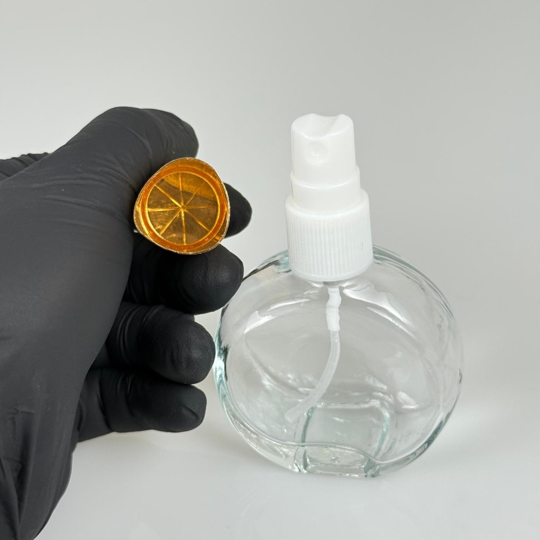 50 CC OVAL YUVARLAK CAM ŞİŞE + GOLD SPREY FISFIS - 50 ML HEDİYELİK CAM KOLONYA ŞİŞESİ - DÜĞÜN, NİŞAN, SÖZ, KINA, CENAZE, PROMOSYON, PARFÜM İÇİN HEDİYELİK KOLONYA ŞİŞELERİ