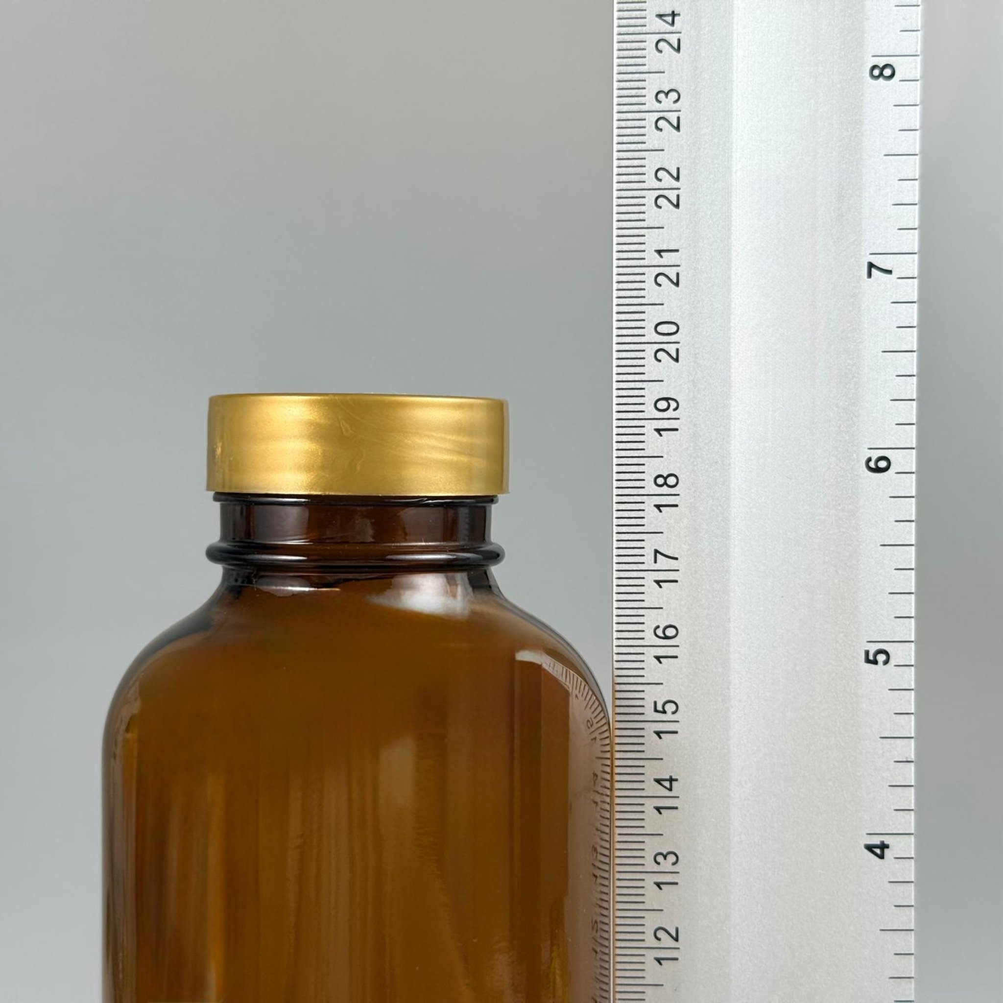 500 CC ENDÜSTRİYEL, KEVITA MODEL GENİŞ AĞIZLI AMBER CAM ŞİŞE - GOLD PLASTİK KAPAKLI + KENDİNDEN YAPIŞKANLI KÖPÜK CONTALI TAKIM - 500 ML CAM KAHVERENGİ ECZA, ZEYTİNYAĞI, ÇEREZ, GRANÜR KAHVE, COLDBREW VB İÇİN ÇOK AMAÇLI CAM ŞİŞELER