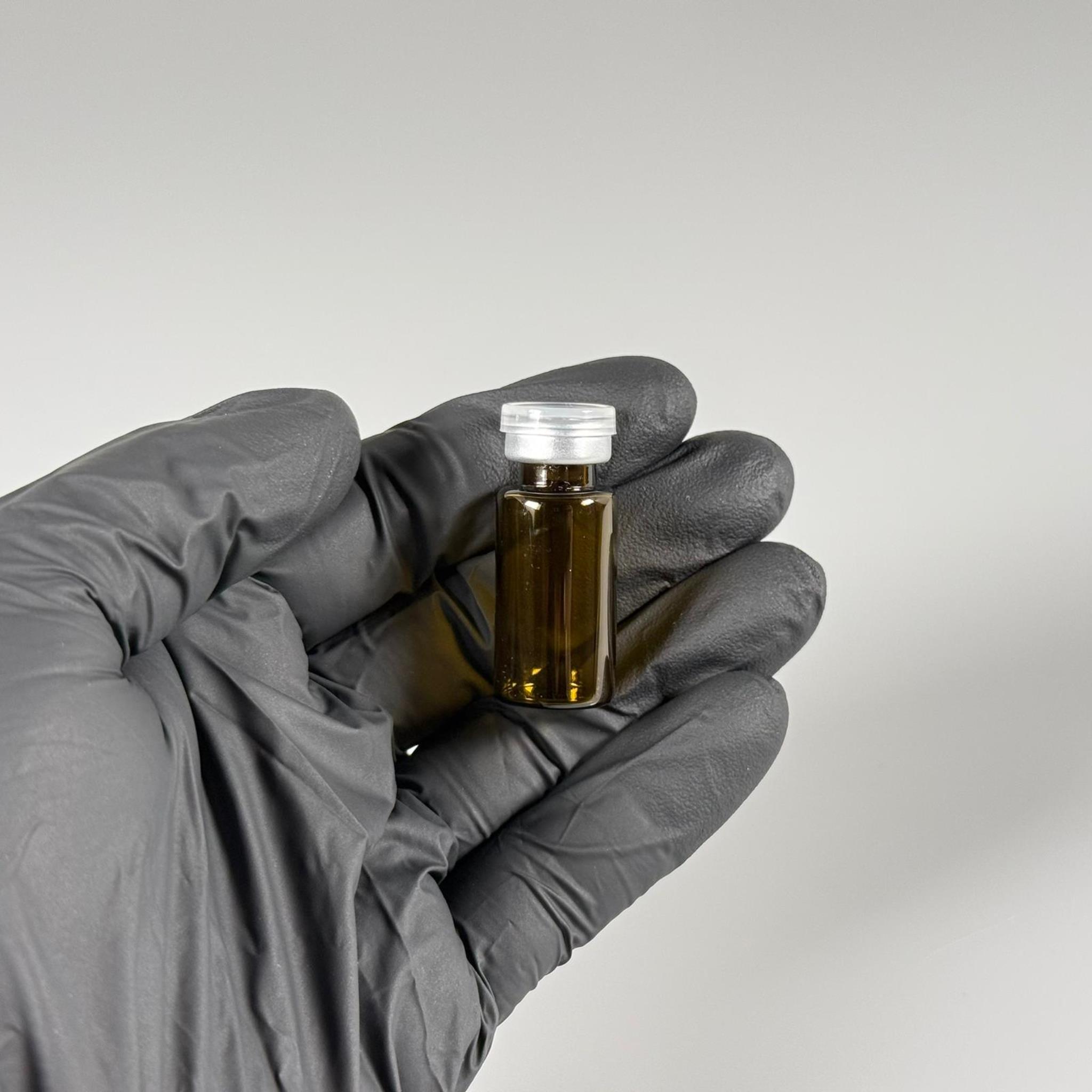 3 ML vial flakon şişe - 13 ağız 3 cc amber cam ilaç şişesi + kauçuk butil enjektör tıpası + gümüş alüminyum kapaklı takım