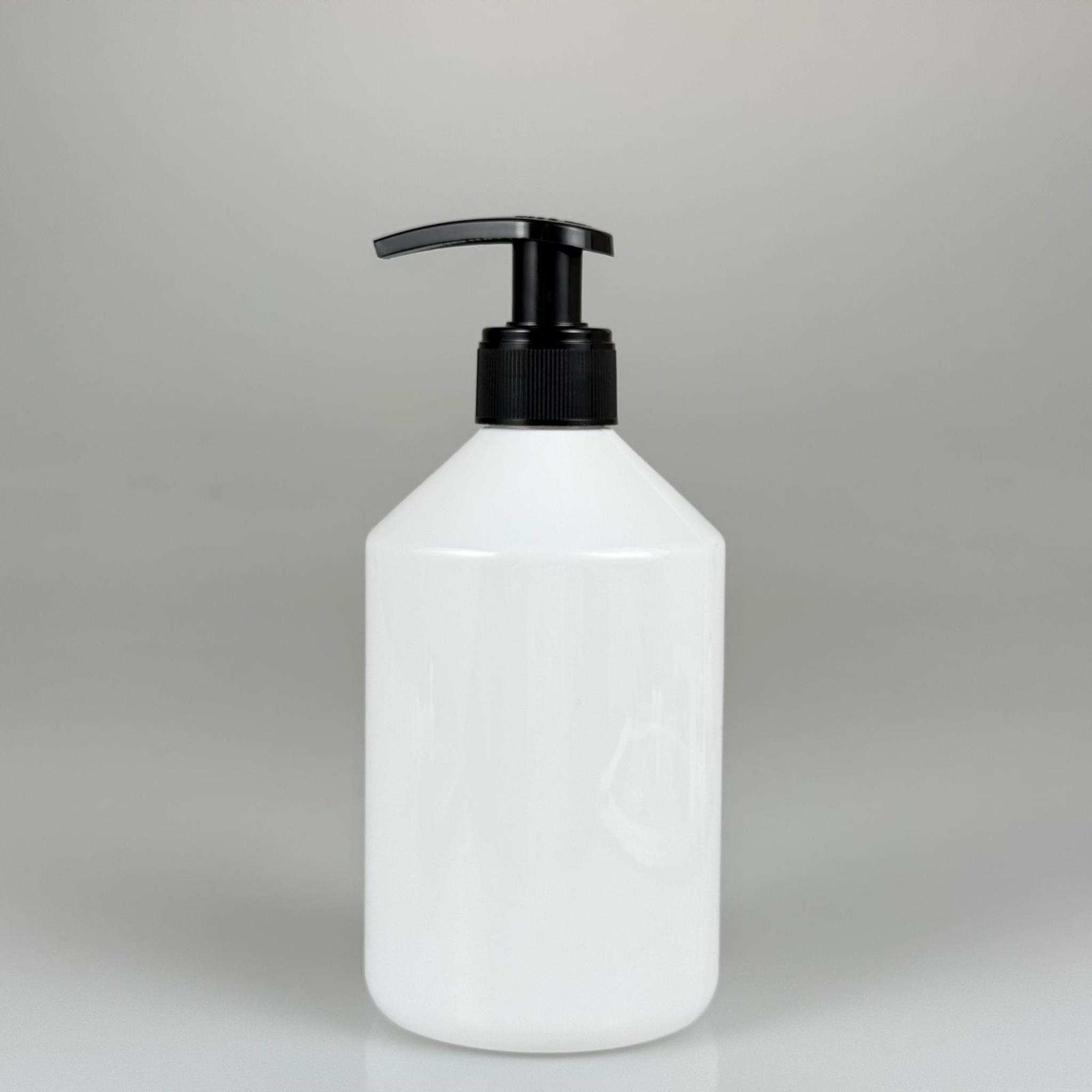 500 CC BEYAZ PET ŞİŞE - 500 ML BEYAZ PLASTİK ŞİŞE SİYAH POMPALI - SIVI SABUN POMPALI PLASTİK ŞİŞE
