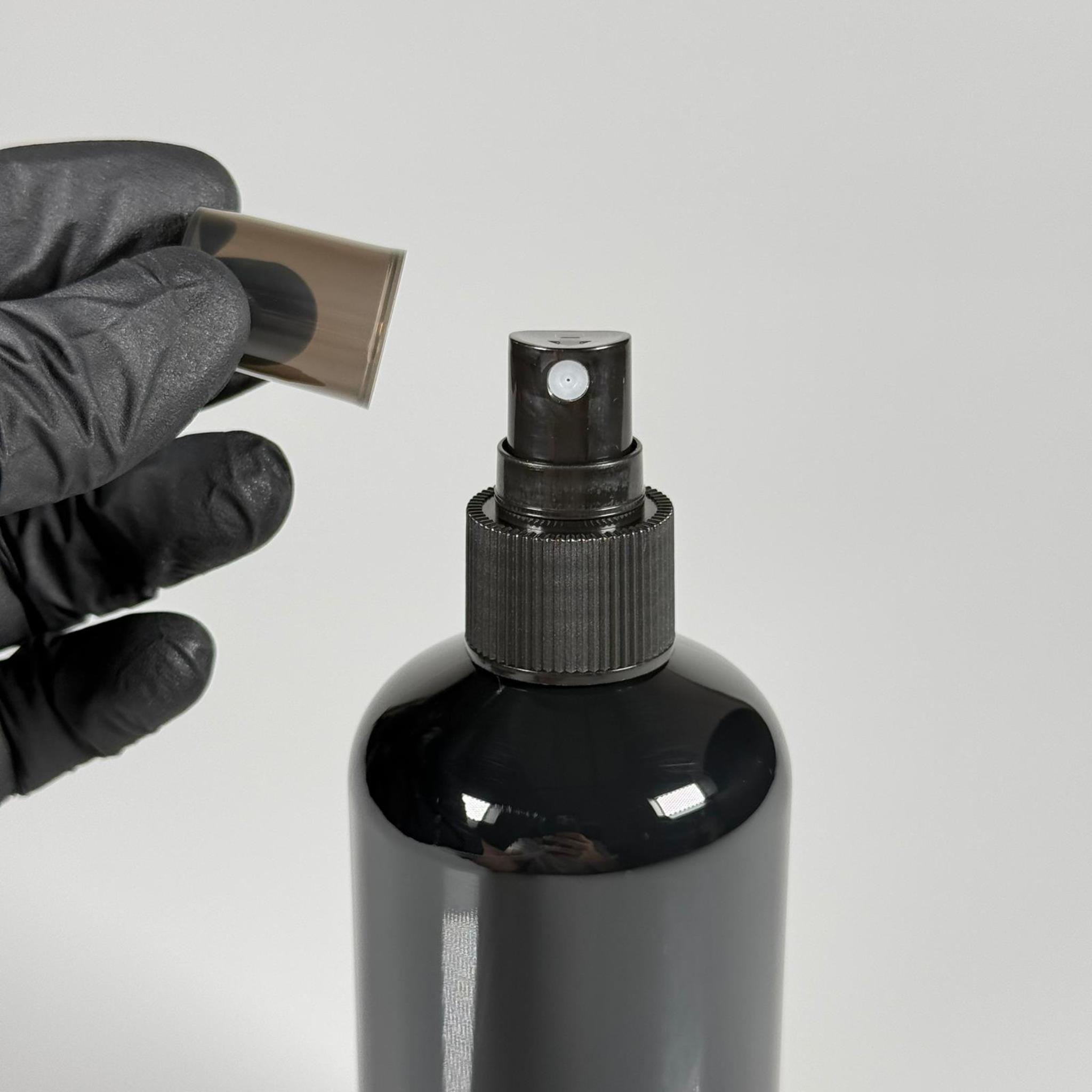 250 CC SİYAH ŞİŞE - SİYAH SPREYLİ - 250 ML SPREYLİ PLASTİK ŞİŞE - ZEYNEP MODEL PET ŞİŞE