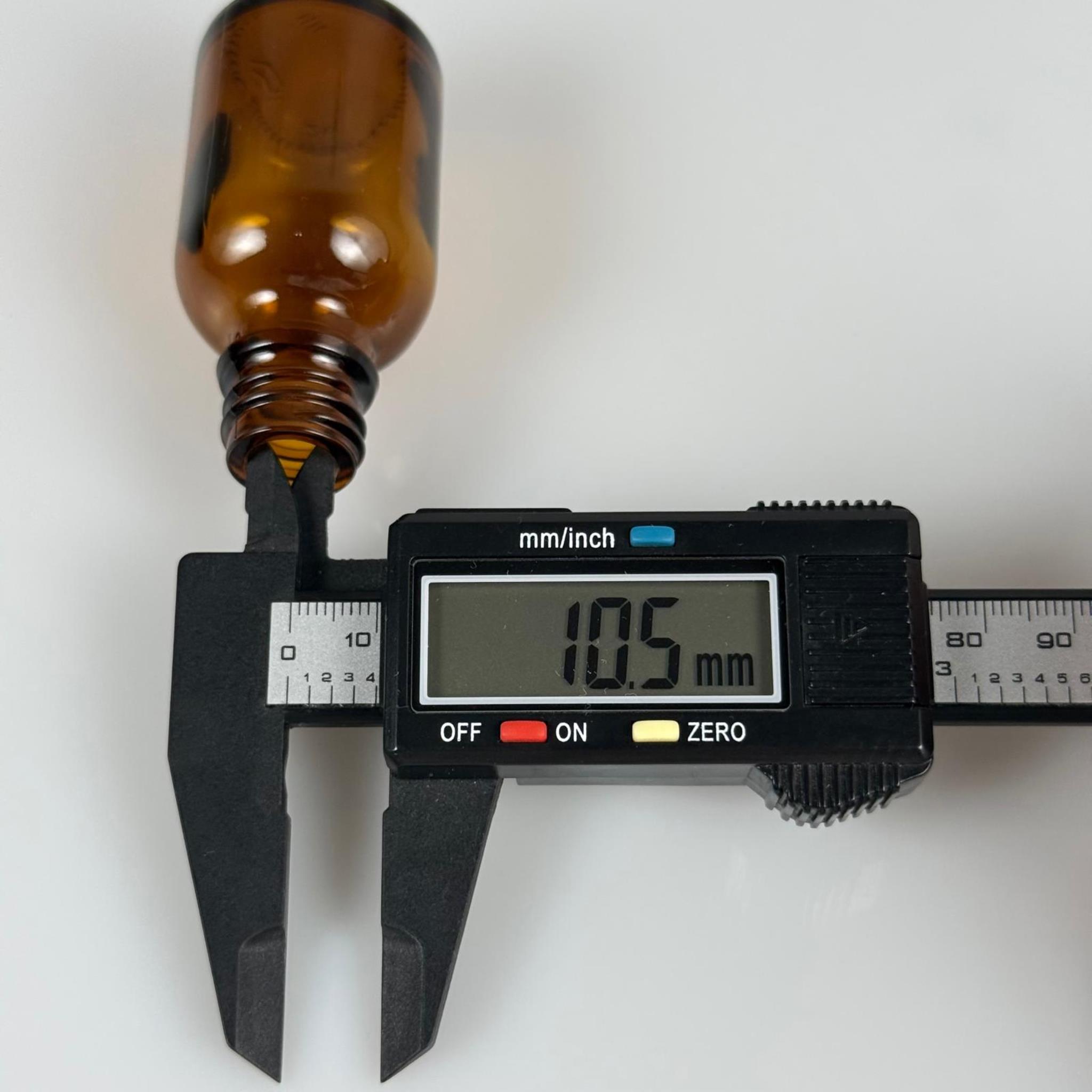 25 CC AMBER CAM ŞİŞE KAPAKSIZ (18 AĞIZ)
