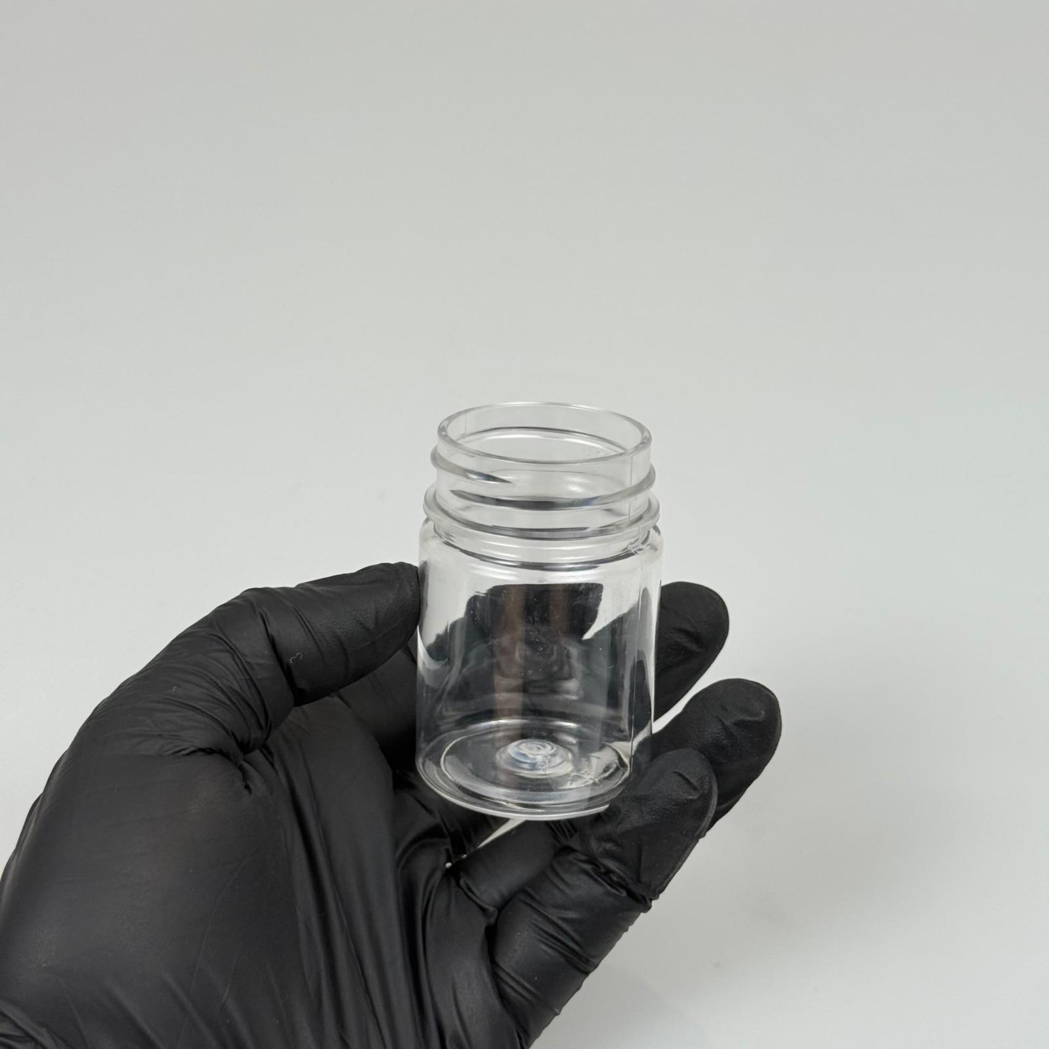 50 CC PET ŞİŞE GENİŞ AĞIZLI KAPAKSIZ (38 AĞIZ) - 50 ML PLASTİK NUMUNE KAVANOZU