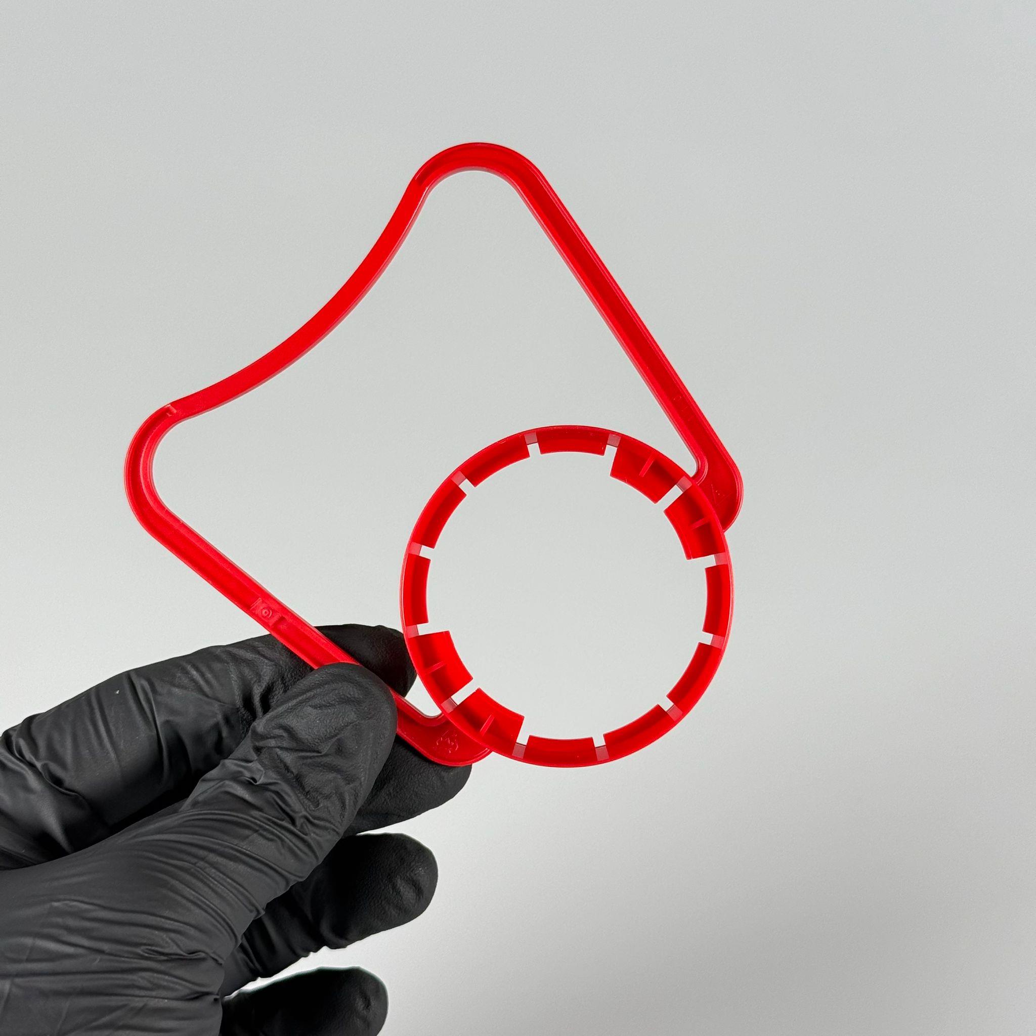 48 MM KULP KIRMIZI - SU PETİ İÇİN KULP