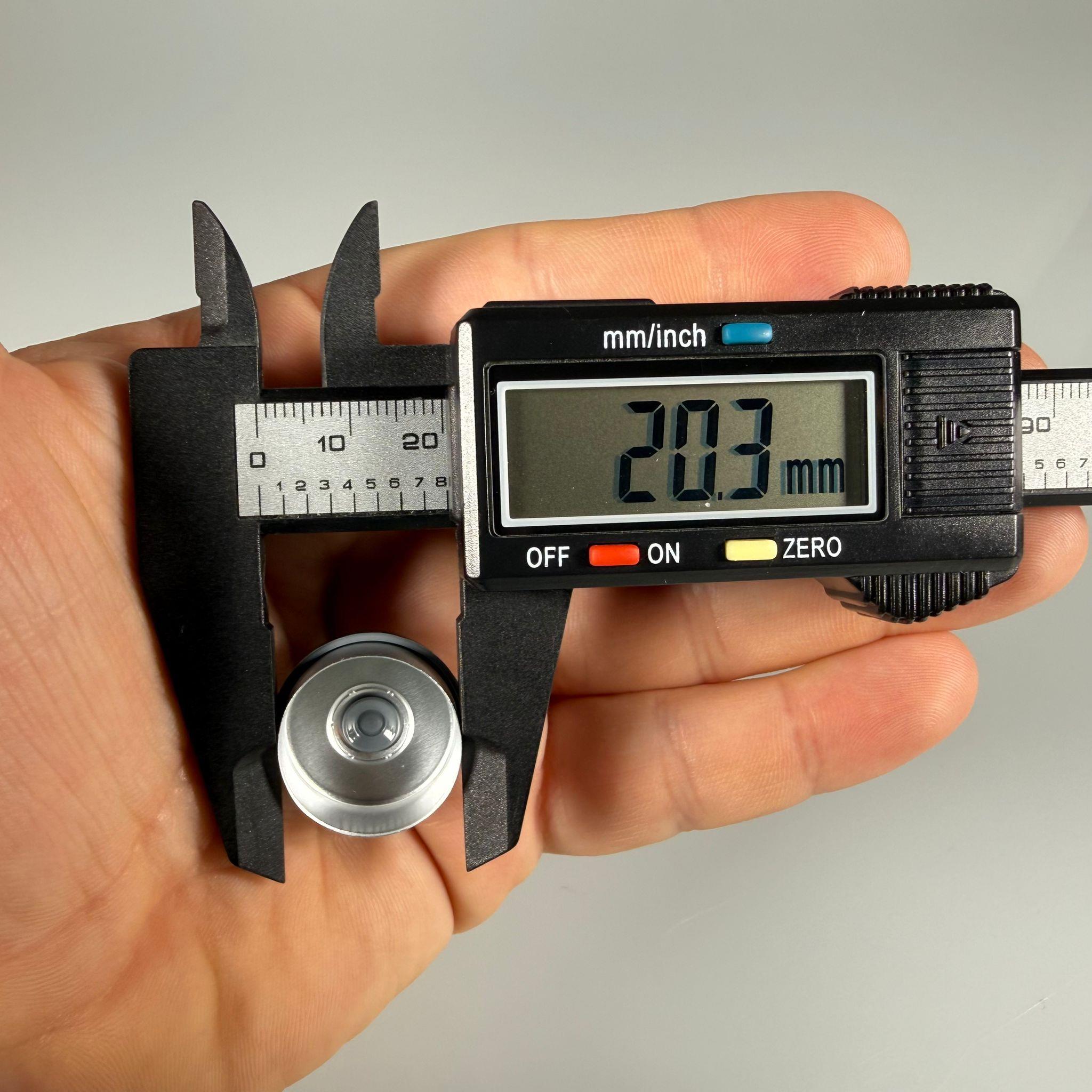 PENİSİLİN ALÜMİNYUM FLAKON KAPAK GRİ ÜSTÜ YAZILI -  20 MM DÜZ RENKLİ FLİP-OFF KAPAK