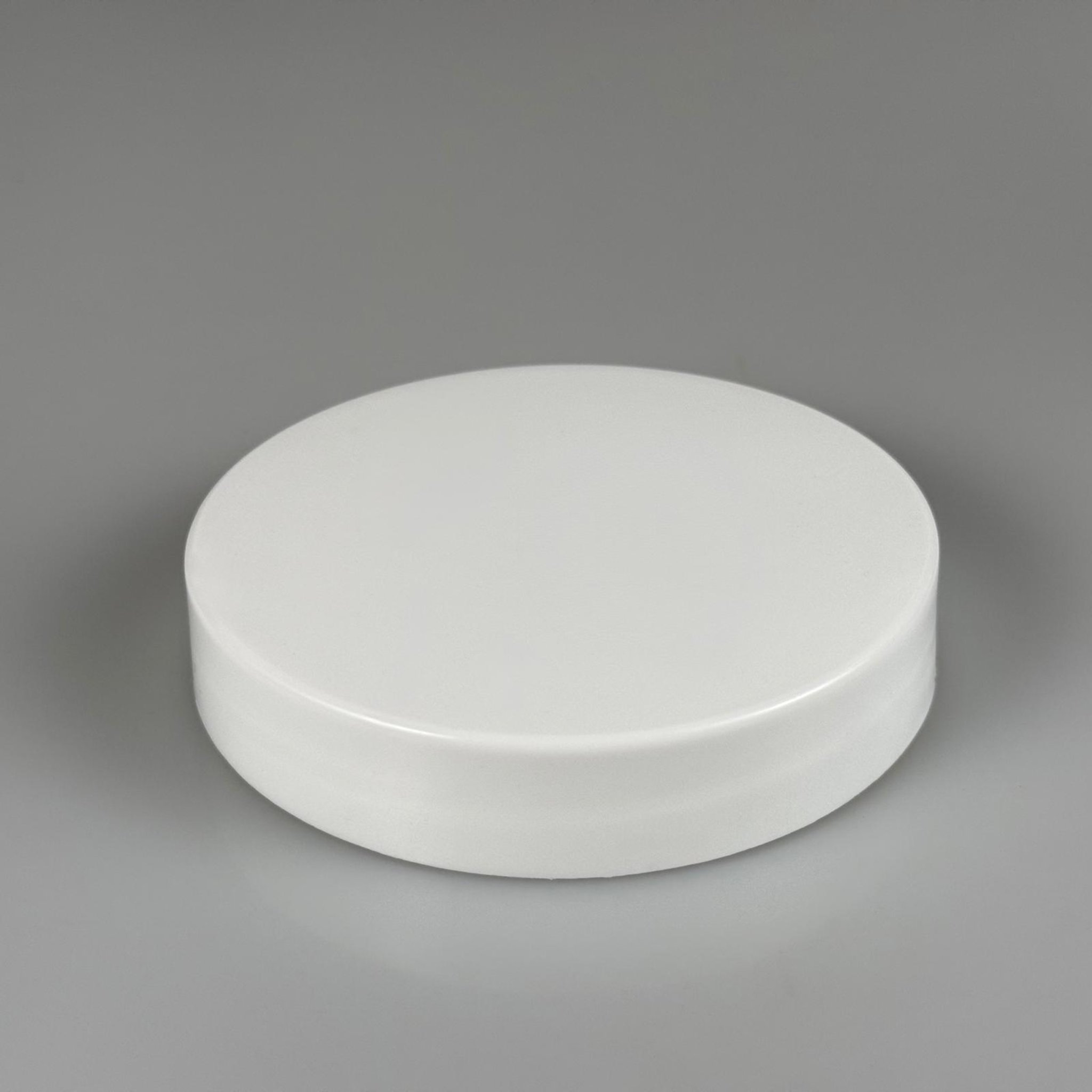 89 MM VİDALI BEYAZ PLASTİK KAPAK