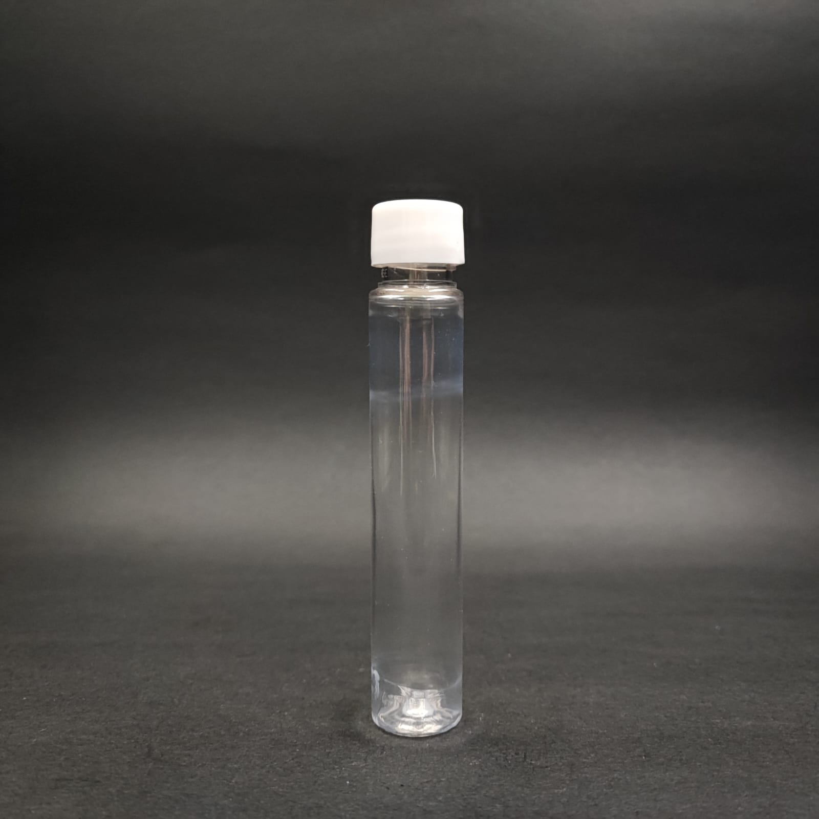 30 CC ŞEFFAF PLASTİK UZUN ŞİŞE + KENDİNDEN CONTALI SIZDIRMAZ BEYAZ KAPAK - 30 ML KAPAKLI PET ŞİŞE