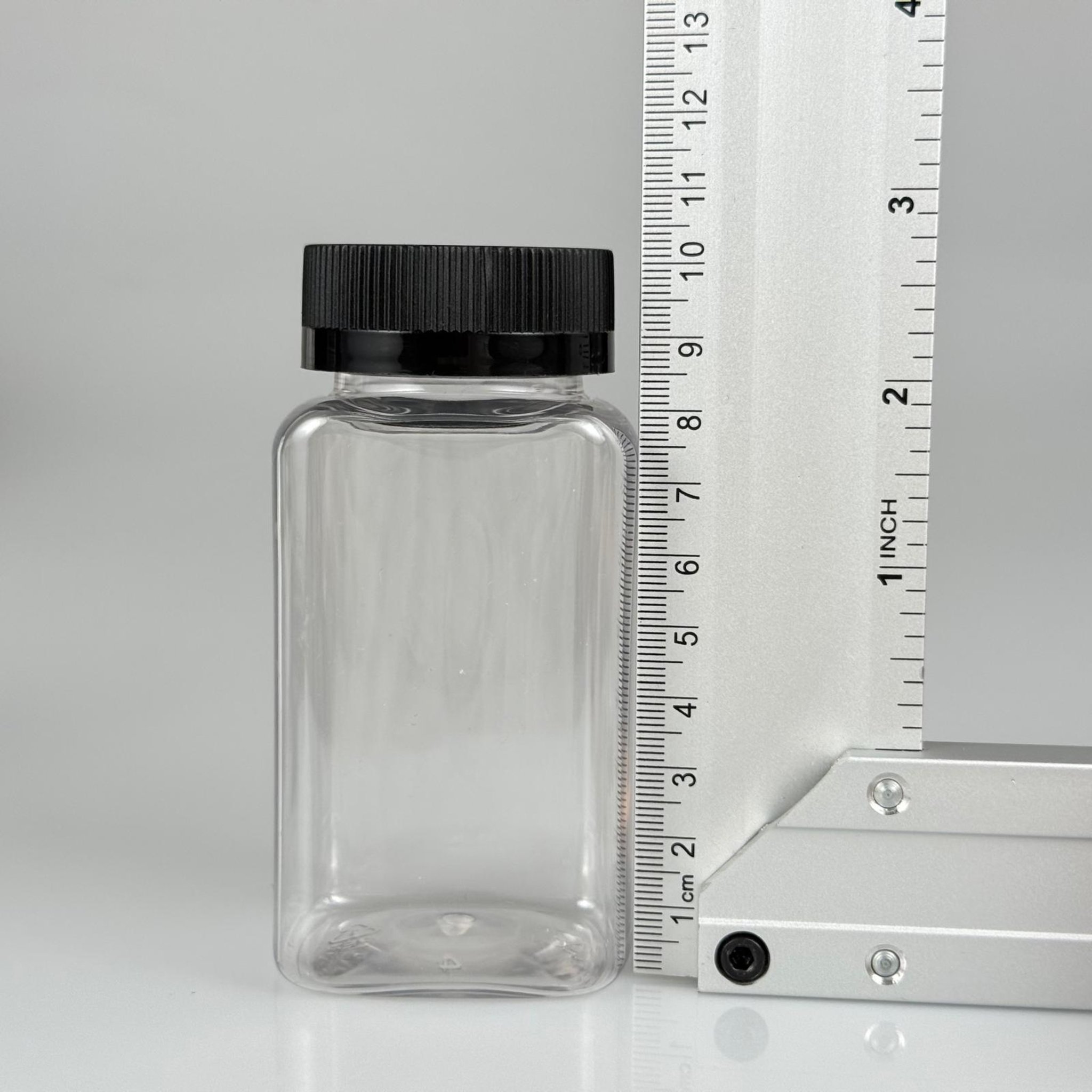 150 ML CONTALI ÇOCUK KİLİT KAPAKLI KARE TABLET ŞİŞESİ  - 150 CC ŞEFFAF PET KAVANOZ + 38 MM SİYAH ÇOCUK KİLİTLİ KAPAK + KENDİNDEN YAPIŞKANLI KÖPÜK CONTA TAKIM -  KAPSÜL KUTUSU - İLAÇ ŞİŞESİ - MEDİKAL HAP ŞİŞESİ - FARMASÖTİK KAVANOZ