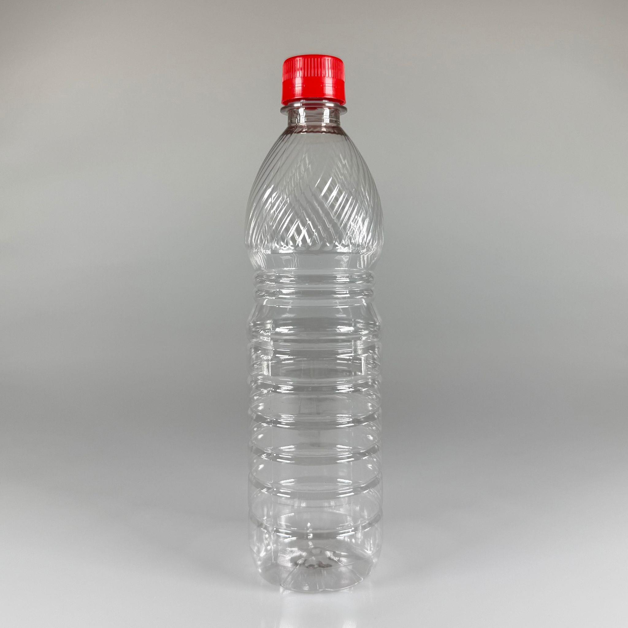0,75 LT KİLİTLİ KAPAKLI PET ŞİŞE - KIRMIZI KAPAKLI 750 ML BOŞ PET ŞİŞE
