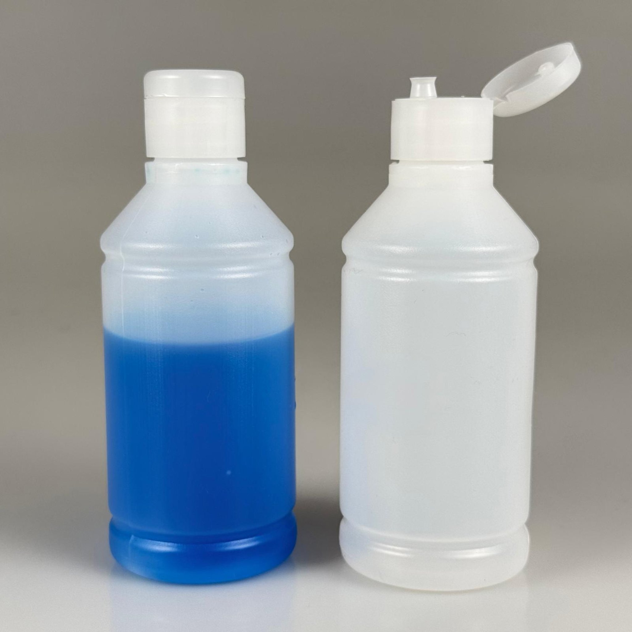 250 CC TİNER ŞİŞESİ - ŞEFFAF FLİPTOP KAPAKLI - 250 ML KİMYASALA DAYANIKLI PLASTİK ŞİŞE - 0,25 LT POLİETİLEN ŞİŞE