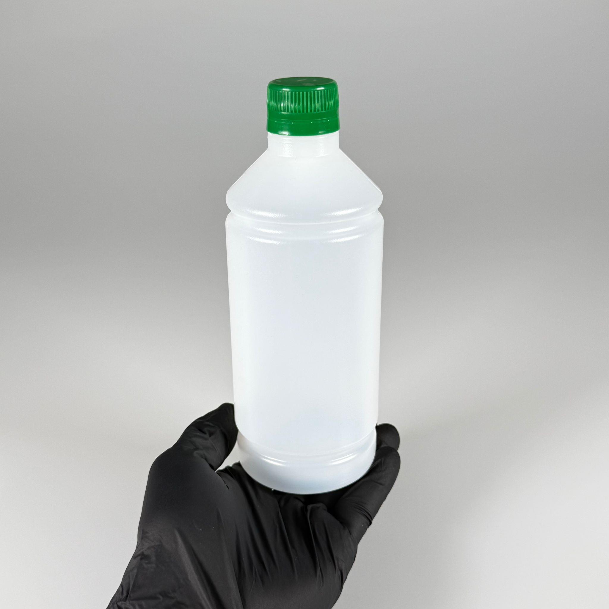 500 CC TİNER ŞİŞESİ - YEŞİL KİLİTLİ KAPAKLI - 500 ML KİMYASALA DAYANIKLI PLASTİK ŞİŞE - 0,5 LT POLİETİLEN ŞİŞE