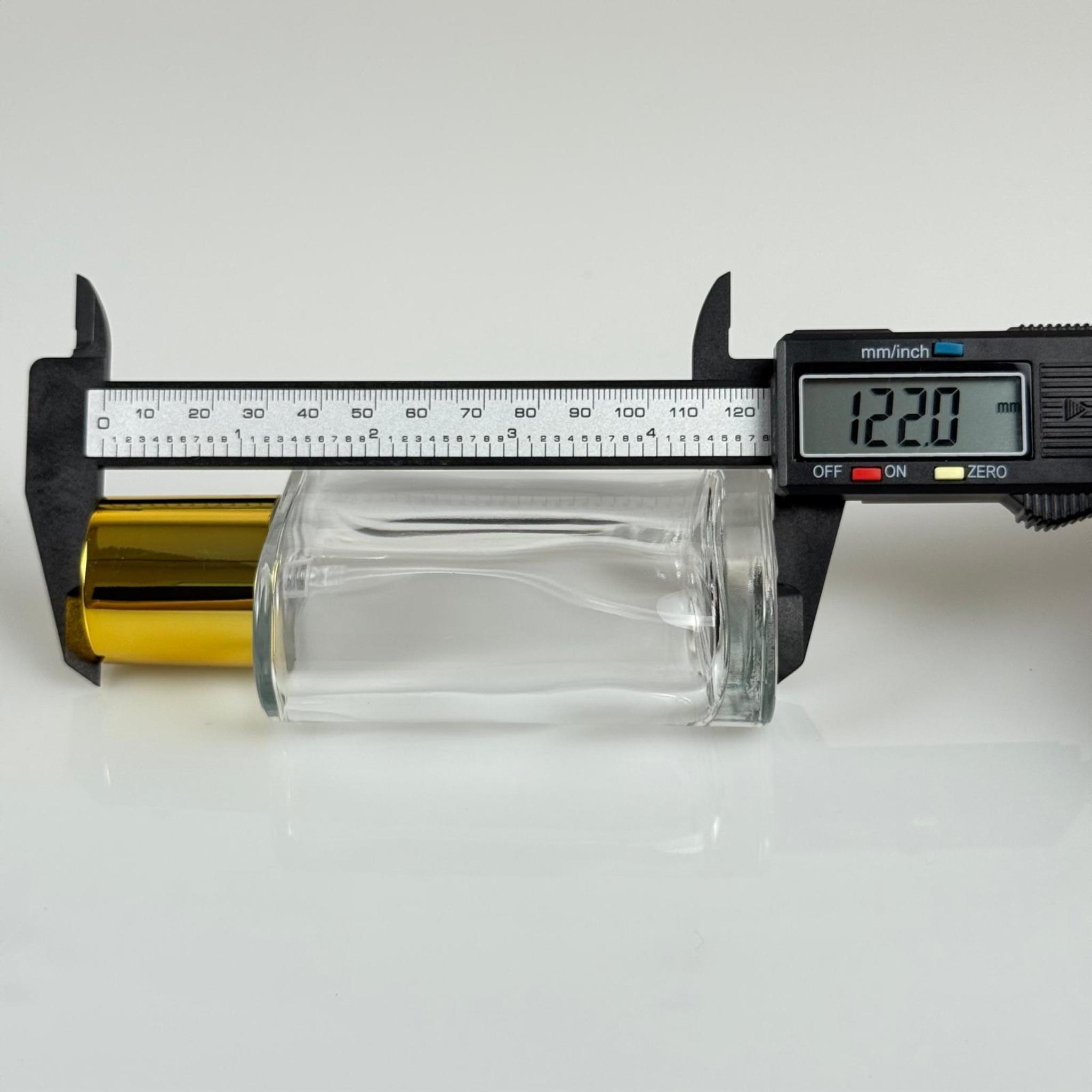 100 ML YASSI MODEL CEO PARFÜM ŞİŞESİ + SİYAH METAL SPREYLİ + GOLD GENİŞ KAPAKLI (AĞIZ 15 MM GEÇME KOLAY KAPAMA)