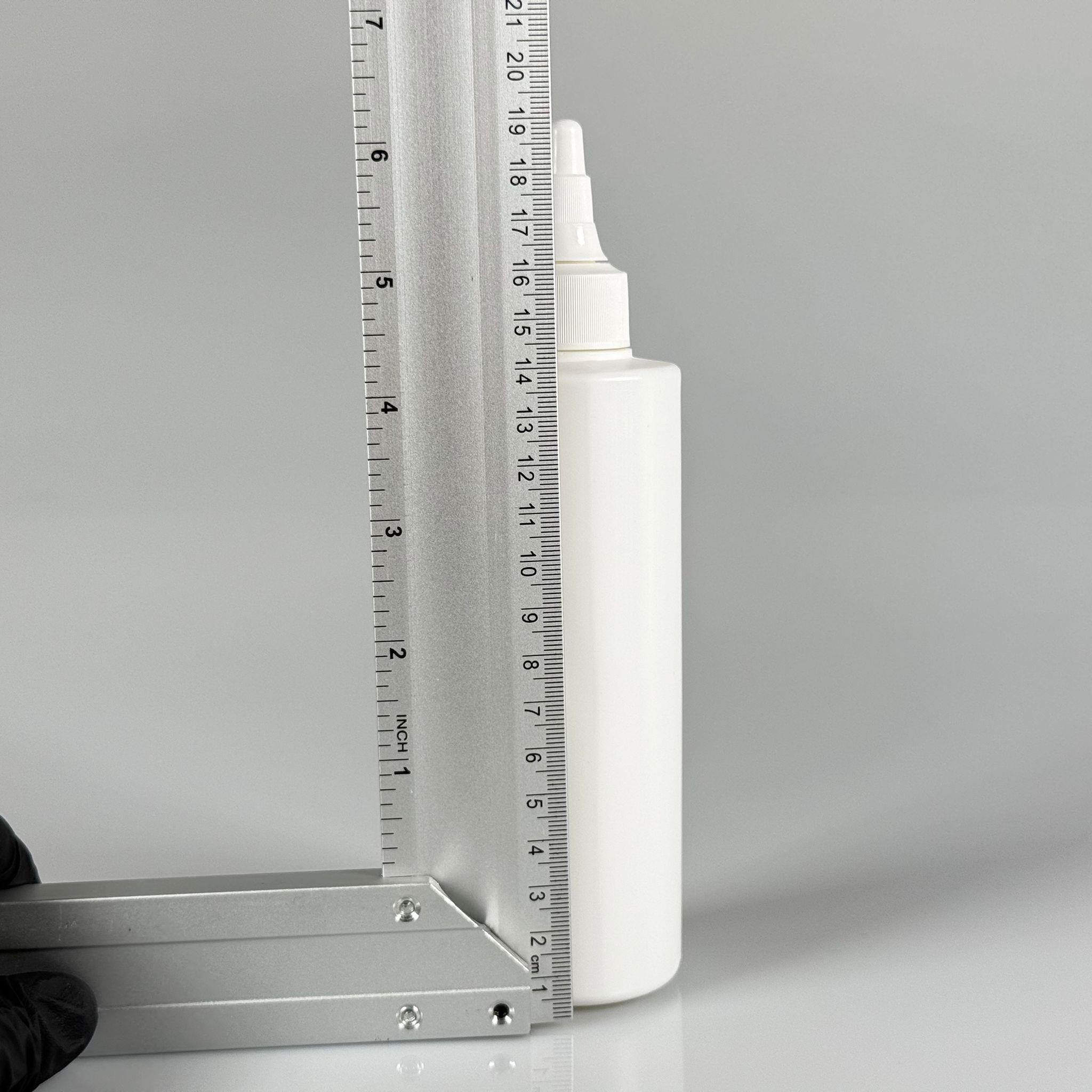 200 CC (SİLME 250 CC) BEYAZ SİLİNDİR MODEL MAT SERT POLİETİLEN ŞİŞE - BEYAZ ASANSÖR KAPAKLI - 200 ML BEYAZ PLASTİK ŞİŞE