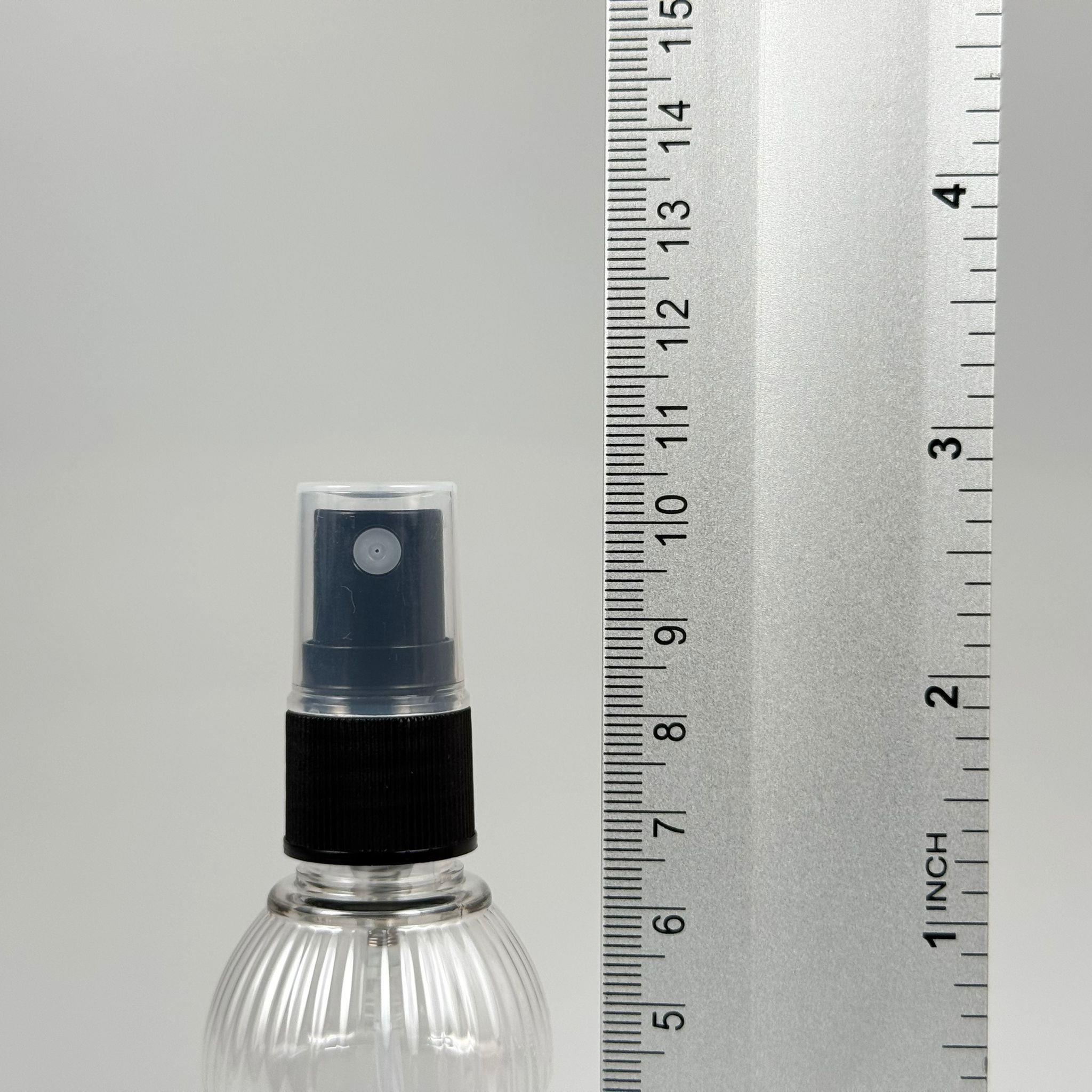 50 CC MANDALİNA MODEL PLASTİK ŞİŞE - SİYAH SPREYLİ - 50 ML SPREYLİ PET ŞİŞE - HEDİYELİK FISFISLI KOLONYA ŞİŞESİ