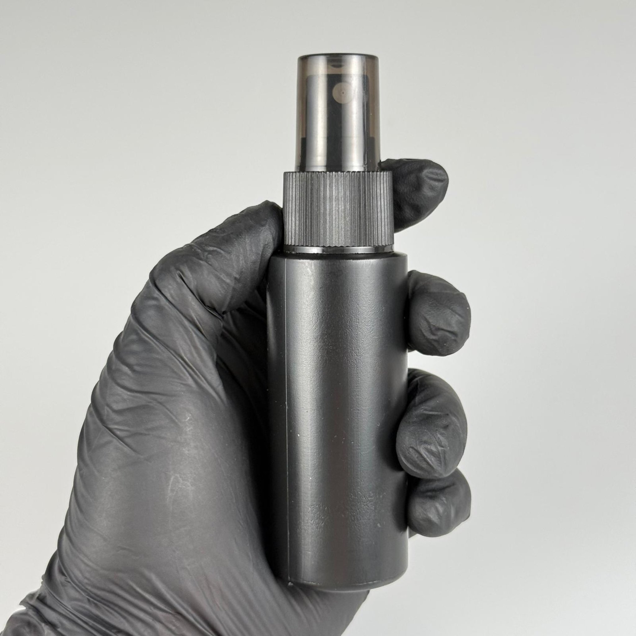 50 CC POLİETİLEN SİYAH ŞİŞE - SİYAH SPREYLİ - 50 ML PLASTİK ŞİŞE