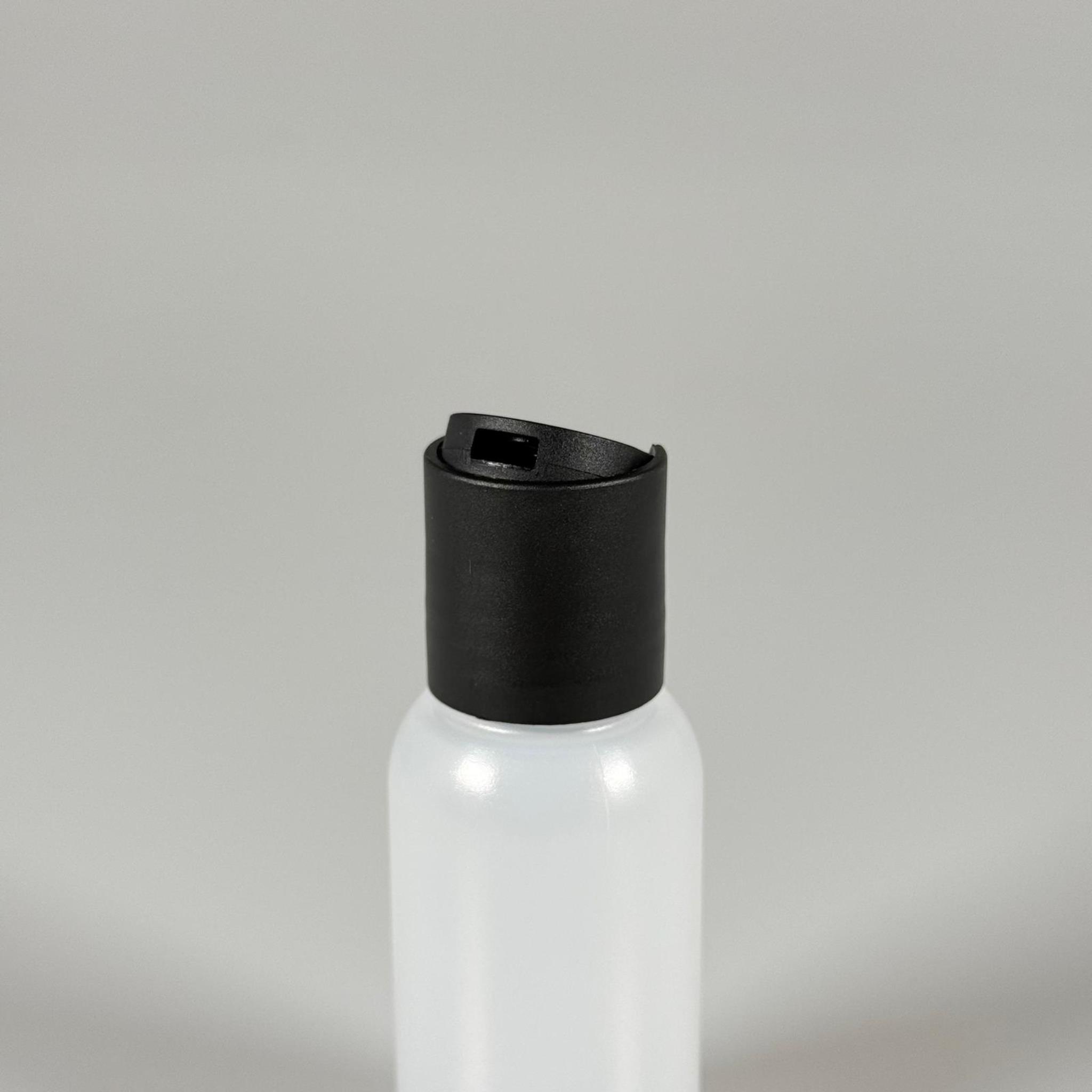 50 ML SIKILABİLİR YUMUŞAK POLİETİLEN PE PLASTİK ŞİŞE - SİYAH DİSKTOP ŞAMPUAN AKITICI - 50 cc sos, yağ, kartuş, mürekkep vb için boş şişeler