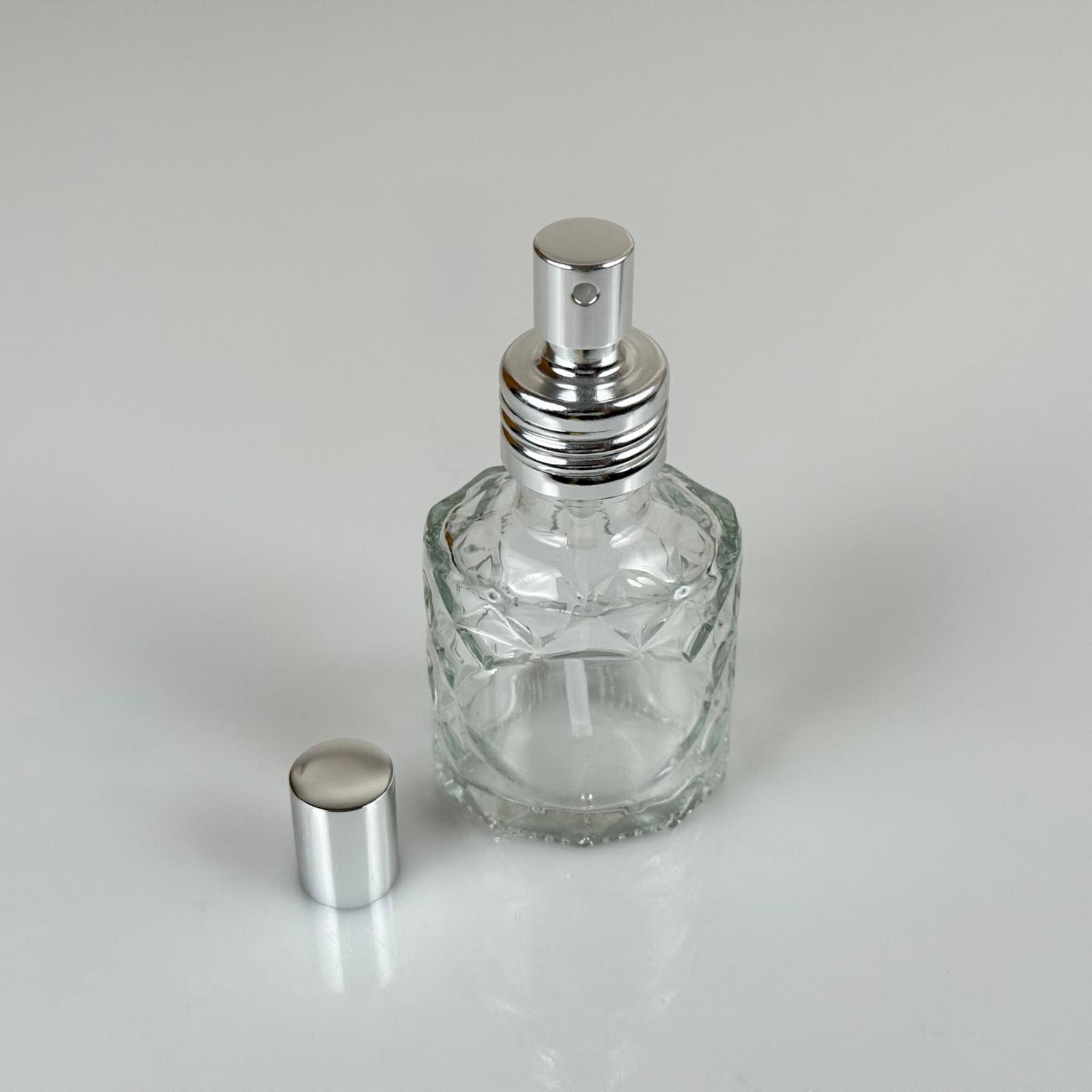 50 ML VELORA MODEL PARFÜM ŞİŞESİ + VİDALI METAL PARFÜM VALF SPREY