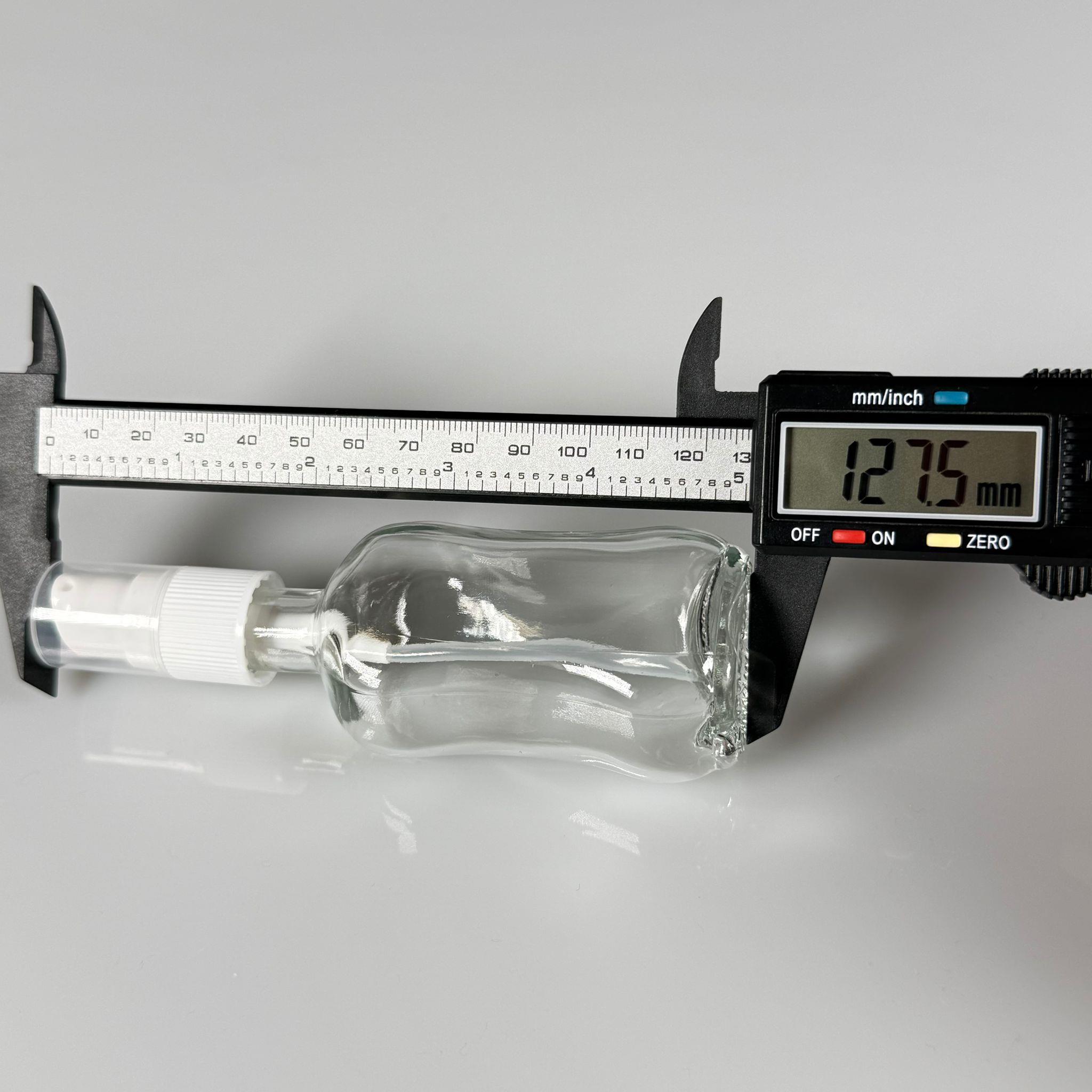 50 CC BOĞAZLI İNCE BELLİ CAM ŞİŞE - BEYAZ LOSYON POMPALI - 50 ML PRESTİJLİ ŞİŞE