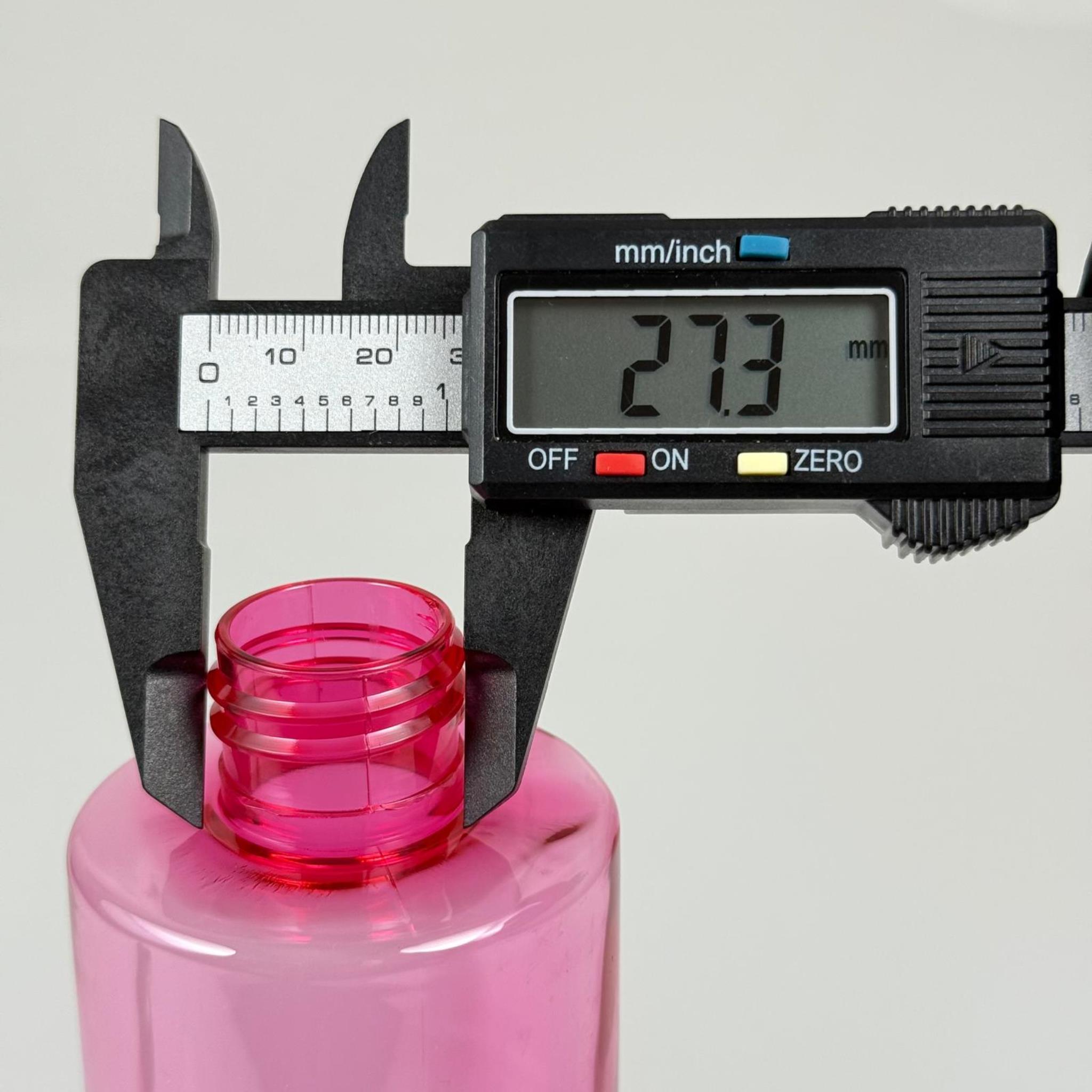 400 CC PEMBE PET ŞİŞE KAPAKSIZ (28 AĞIZ) - 400 ML KALIN PLASTİK ŞİŞE