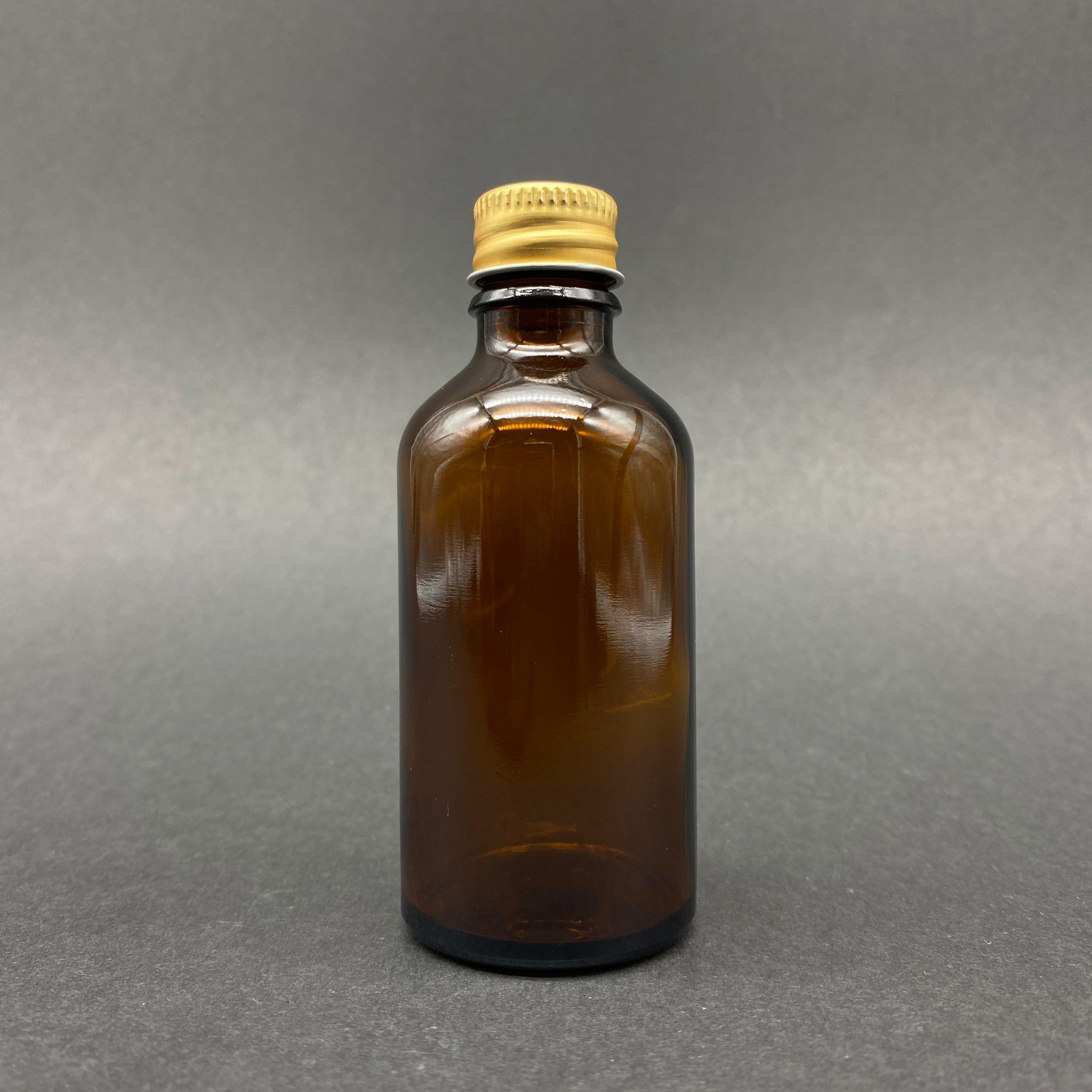 50 CC KAHVERENGİ CAM ŞİŞE - GOLD VİDALI METAL KAPAKLI - 50 ML AMBER STANDART CAM ŞİŞE