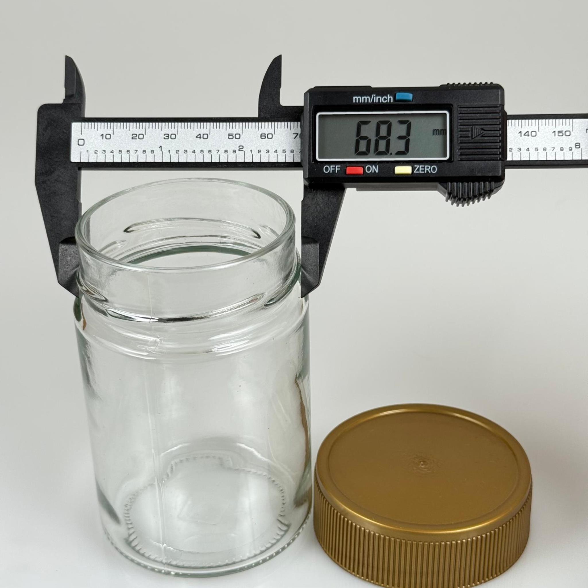 350 CC ALMAN KAVANOZ - GOLD PLASTİK ALÜMİNYUM FOLYO CONTALI İNDİKSİYON KAPAKLI - 350 ML DERİN KAPAKLI CAM KAVANOZ - ÇİKOLATA , FINDIK EZMESİ , KREMA VB İÇİN CAM KAVANOZLAR