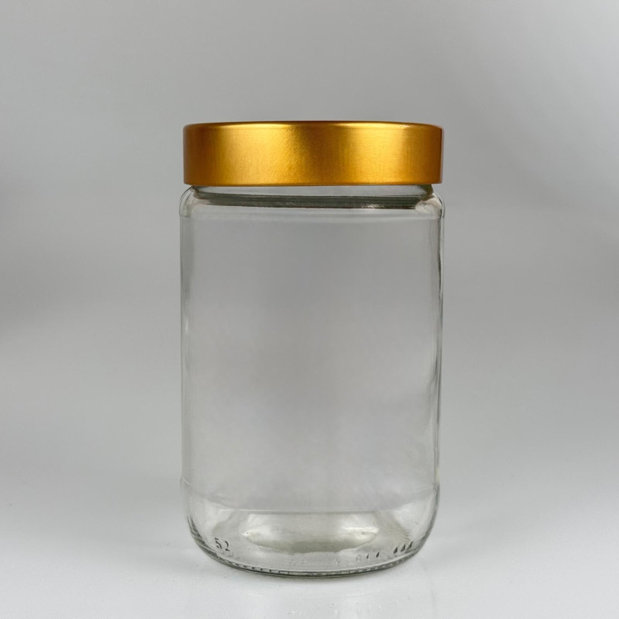 660 CC CAM KAVANOZ - DERİN GOLD LÜKS METAL KAPAKLI - 660 ML CAM KAVANOZ - PAŞABAHÇE