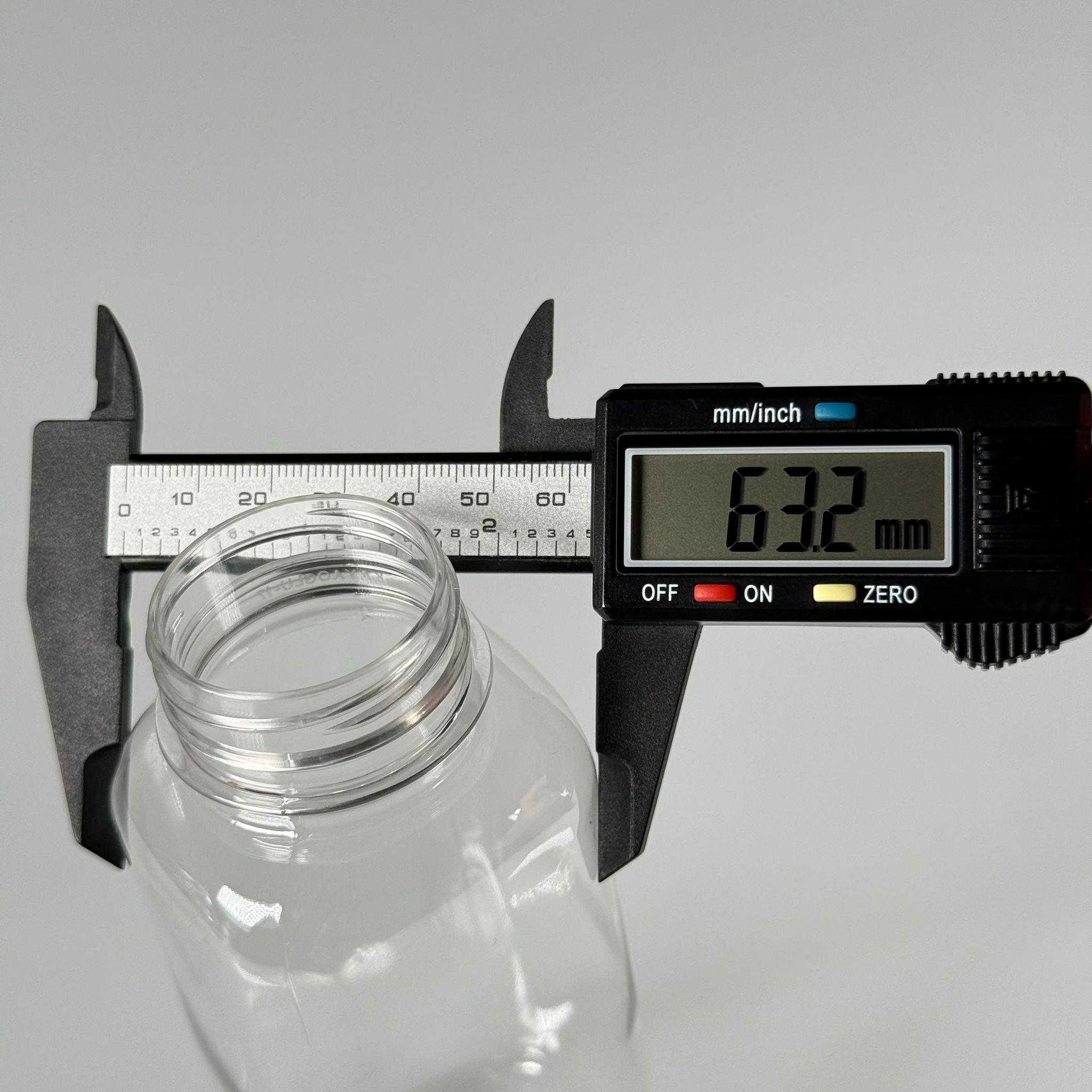 300 CC KÖŞELİ KARE PET ŞİŞE (18,5 GR) - 38 MM GENİŞ AĞIZLI KAPAKSIZ - 300 ML DETOX, MEYVE SUYU, SMOOTHIE, AYRAN, SÜT, MEŞRUBAT VB İÇİN BOŞ PLASTİK ŞİŞELER