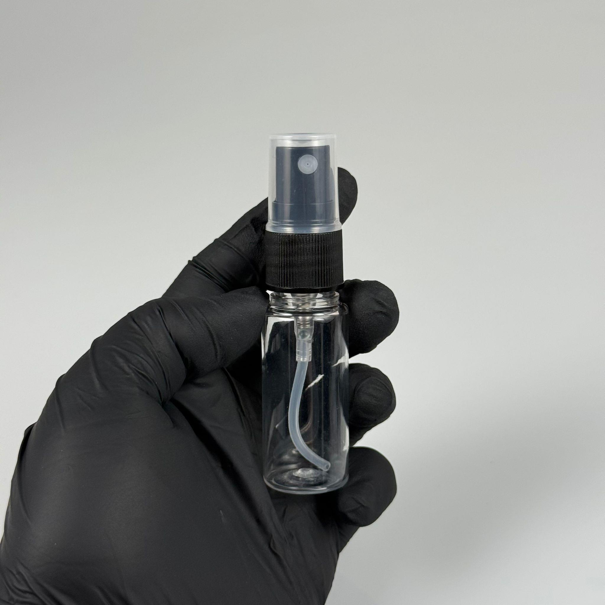 15 CC SERT PLASTİK ŞİŞE SİYAH SPREYLİ TAKIM - 15 ML SPREYLİ PET ŞİŞE