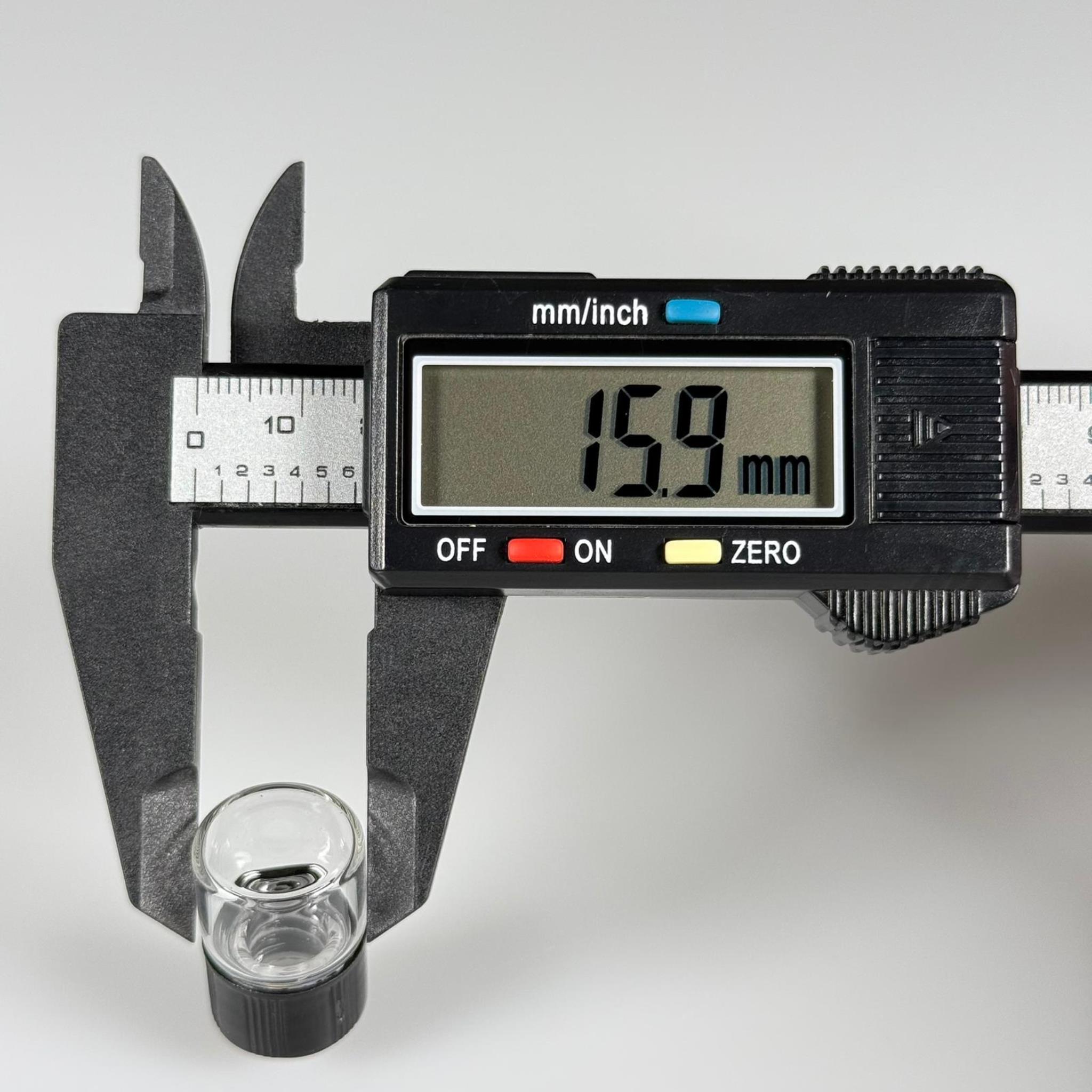 1 CC ŞEFFAF CAM ŞİŞE - SİYAH KAPAKLI - 1 ML KAPAKLI CAM ŞİŞE