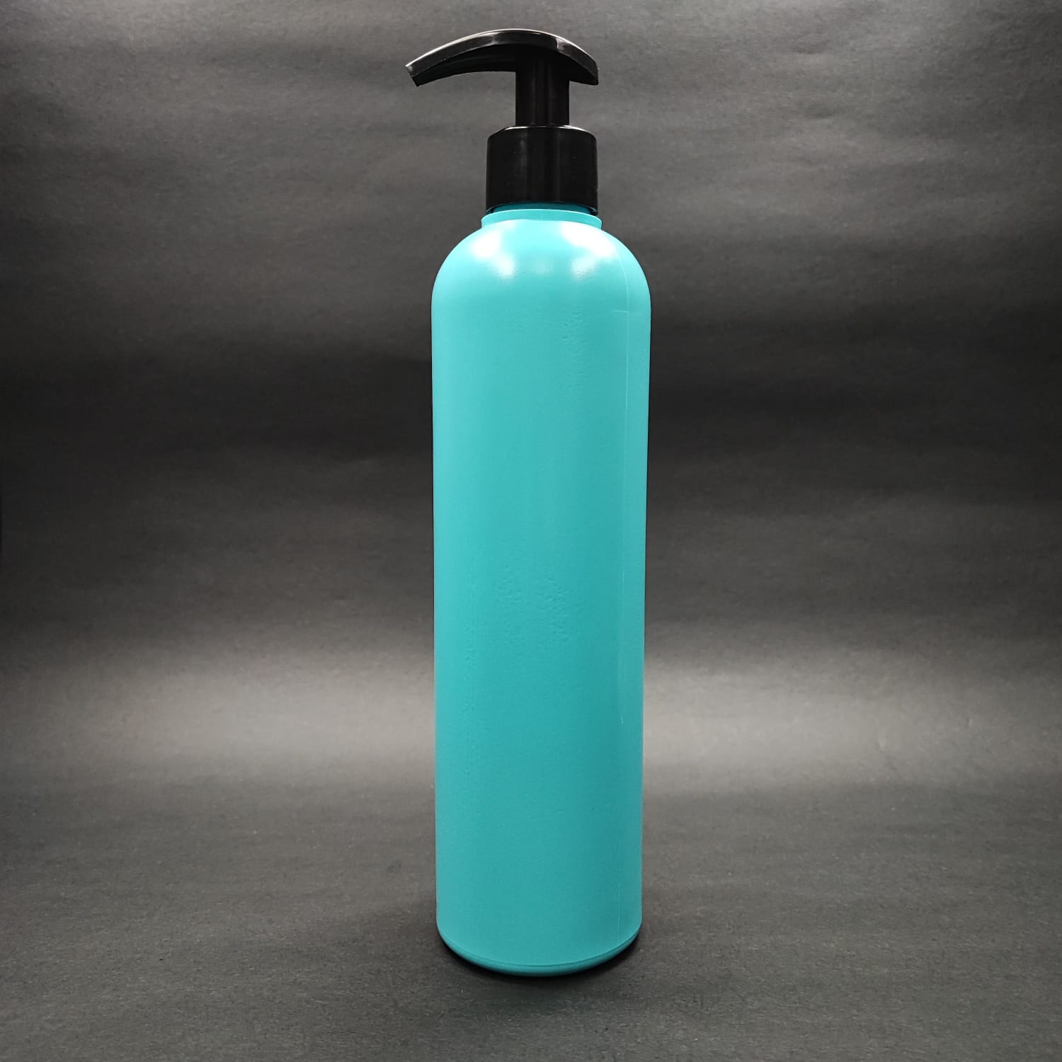 500 CC TURKUAZ POLİETİLEN PE ŞAMPUAN ŞİŞESİ - SİYAH SIVI SABUN POMPALI - 500 ML PE ŞAMPUAN ŞİŞESİ