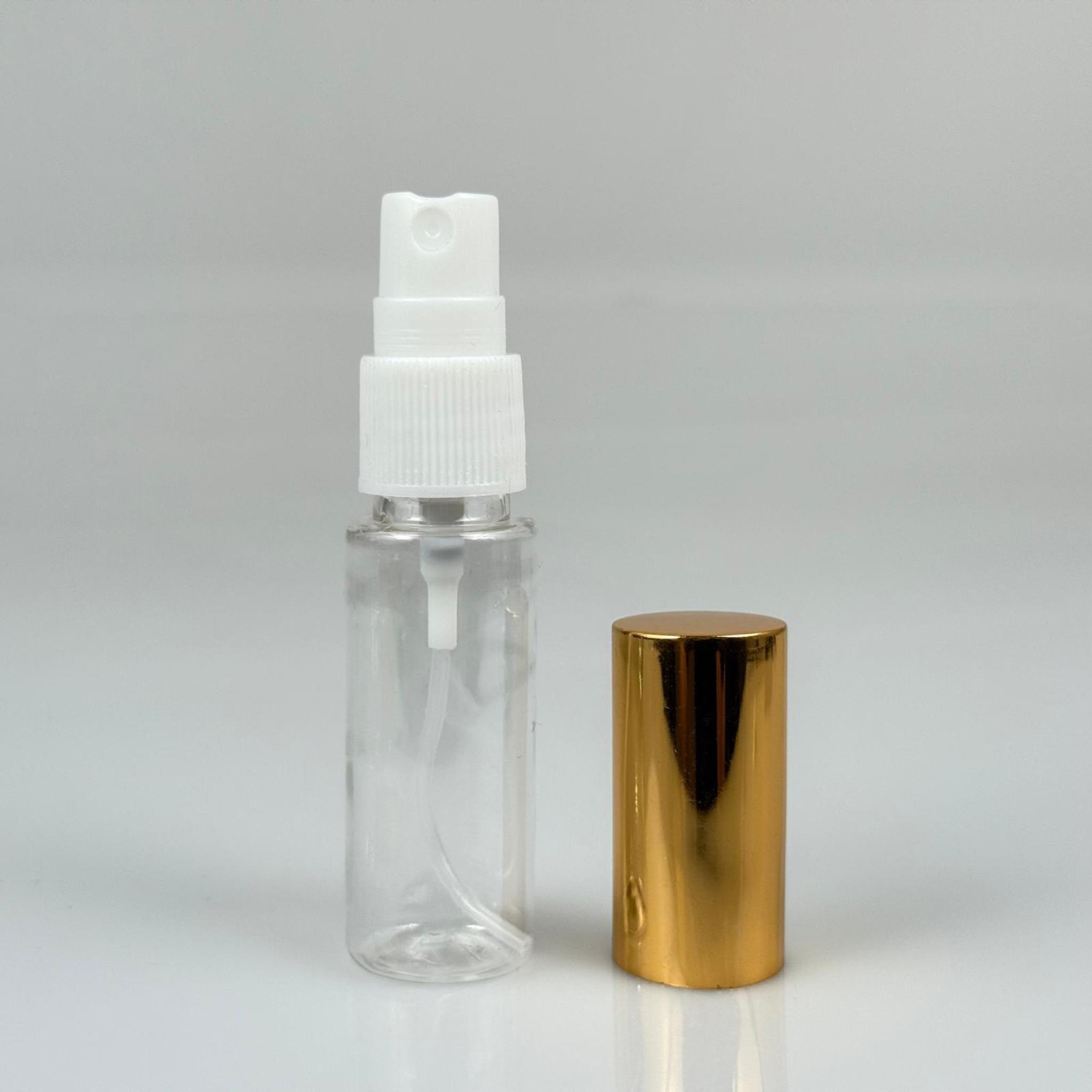 20 ML PET KOLONYA, PARFÜM VB ŞİŞELERİ - METAL ALÜMİNYUM GOLD KAPAK + VİDALI SPREY + 20 CC UZUN MODEL ŞİŞE SET TAKIM
